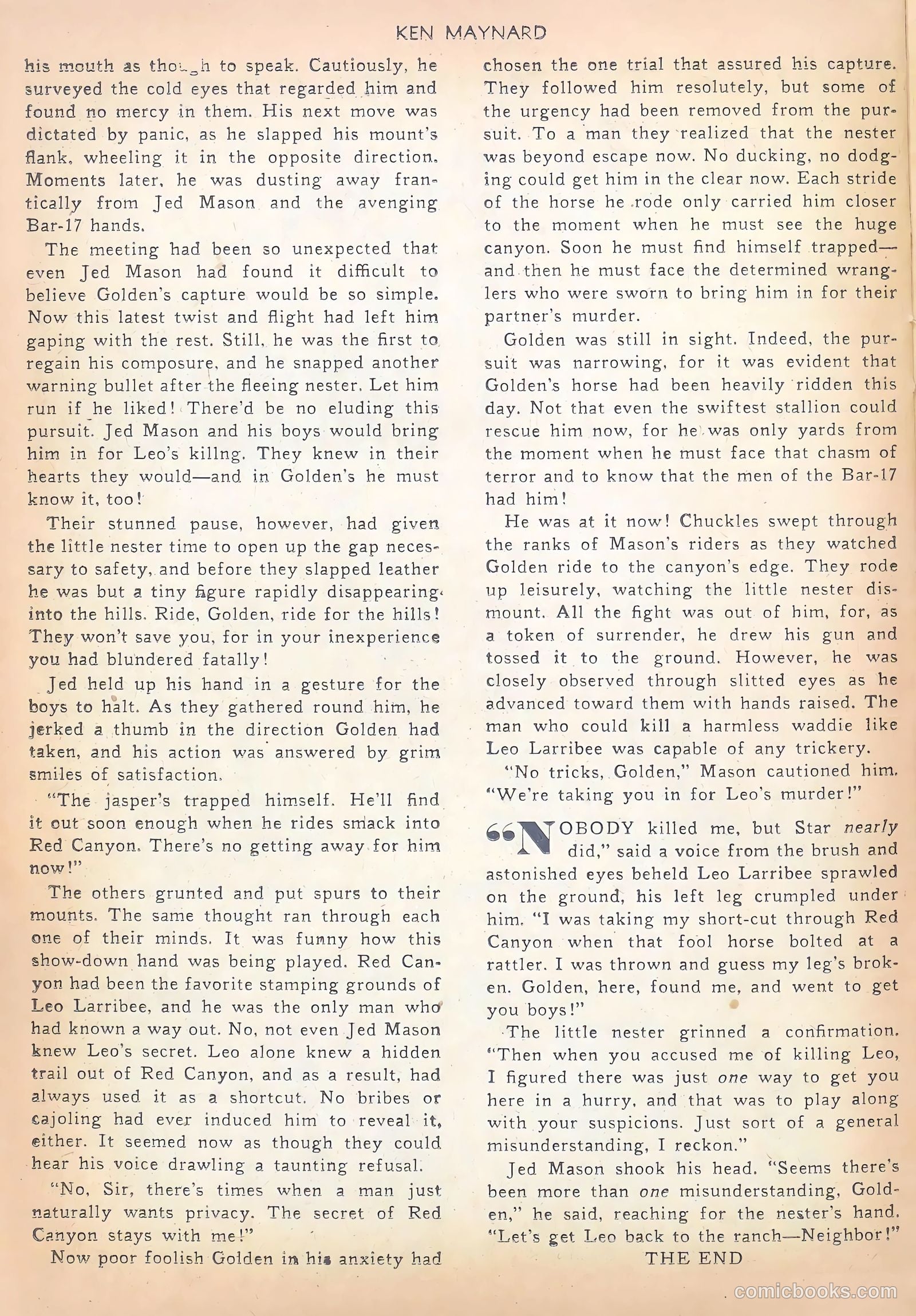 Ken Maynard #3 (1951) — page 26 of 36