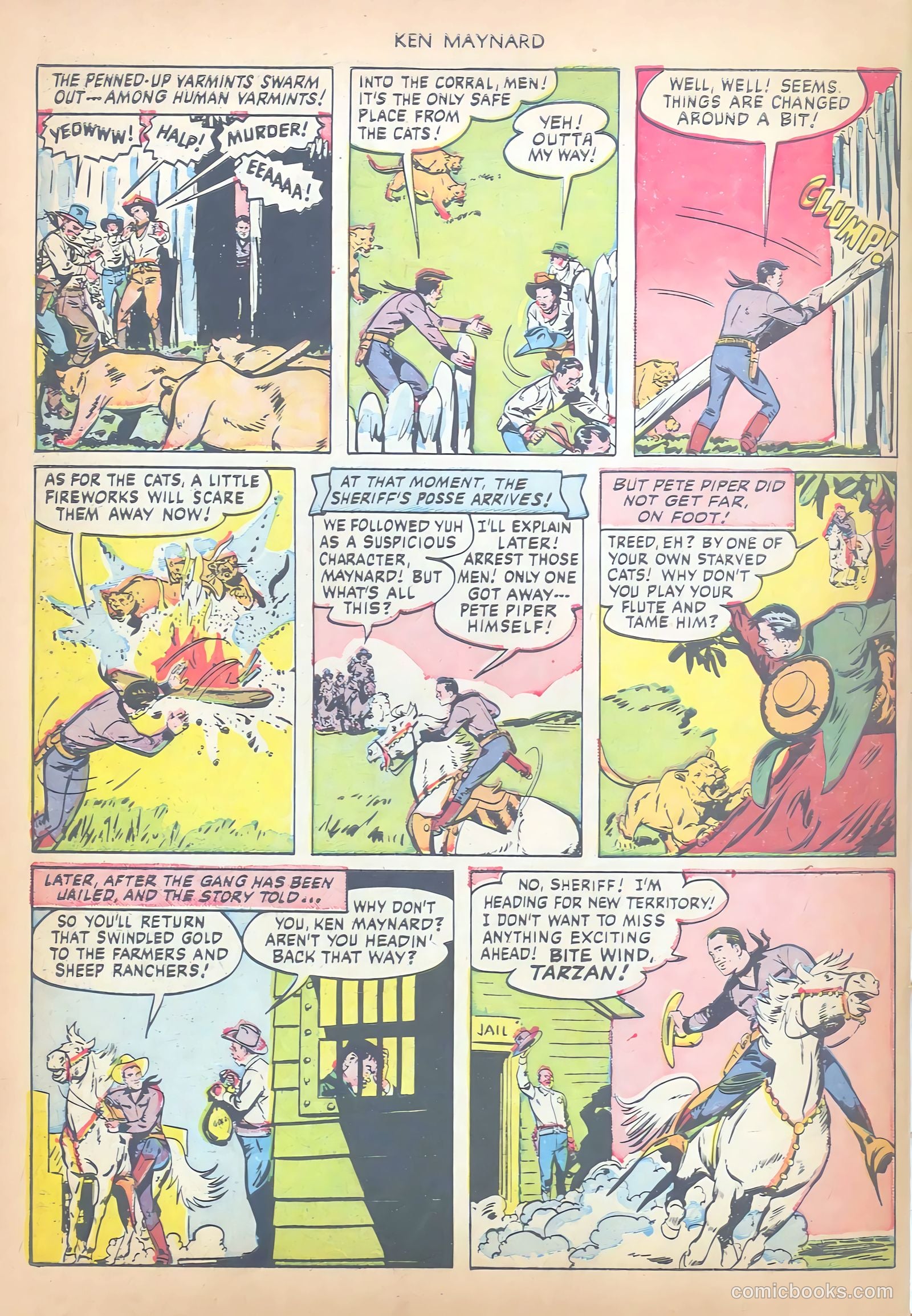 Ken Maynard #3 (1951) — page 34 of 36