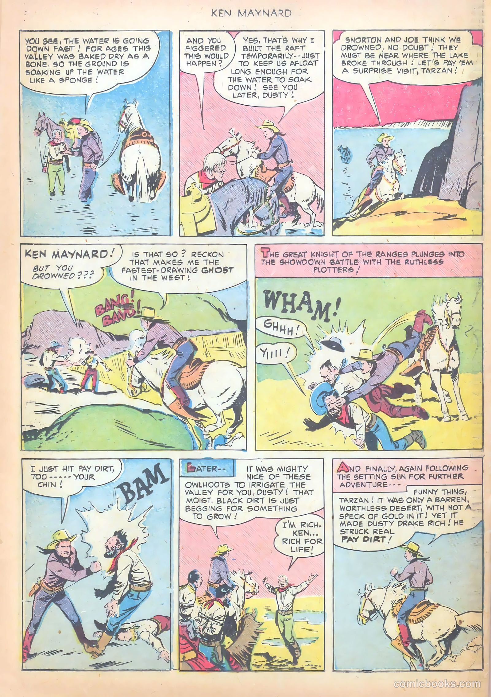 Ken Maynard #4 (1951) — page 34 of 36