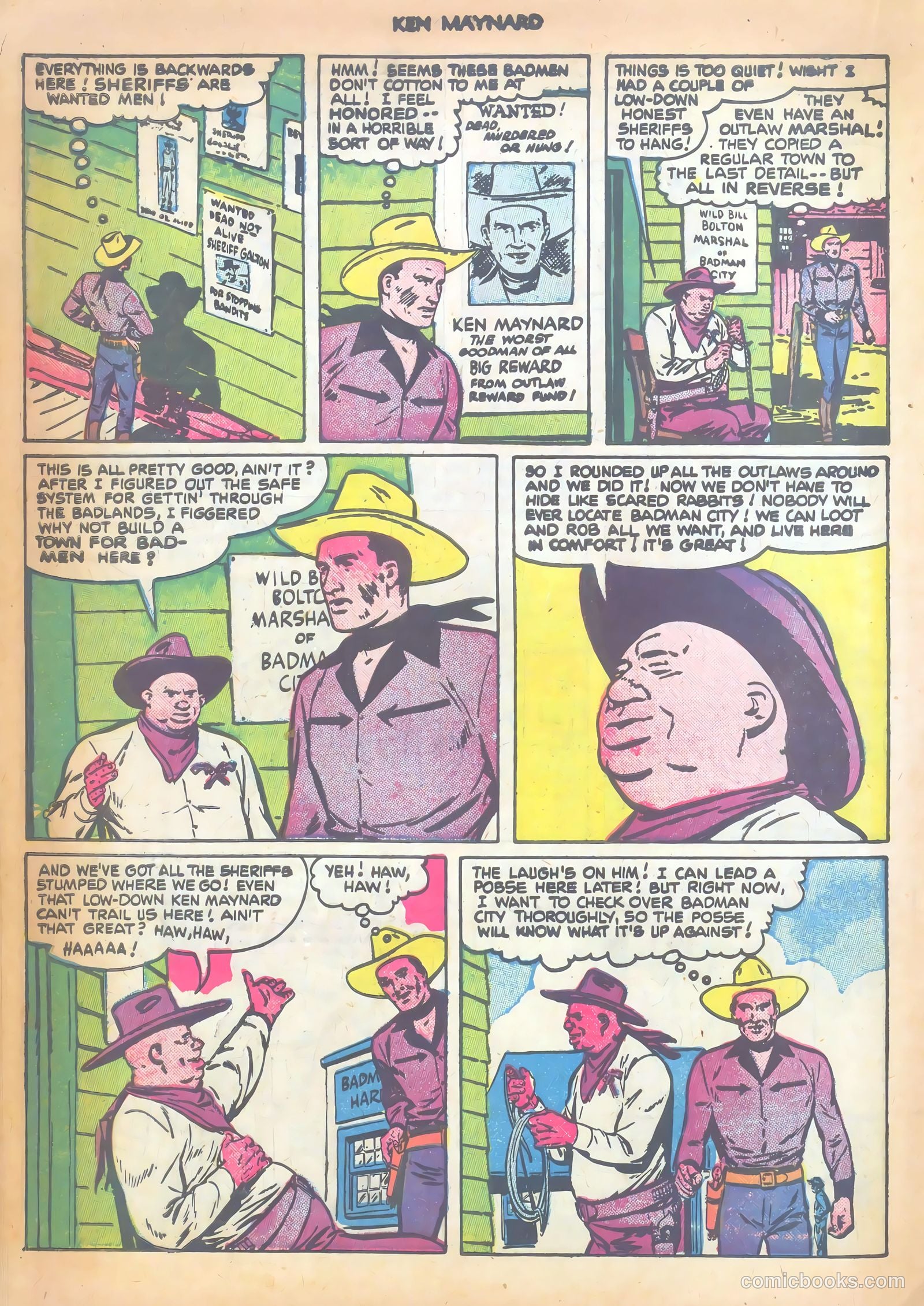 Ken Maynard #5 (1951) — page 18 of 36