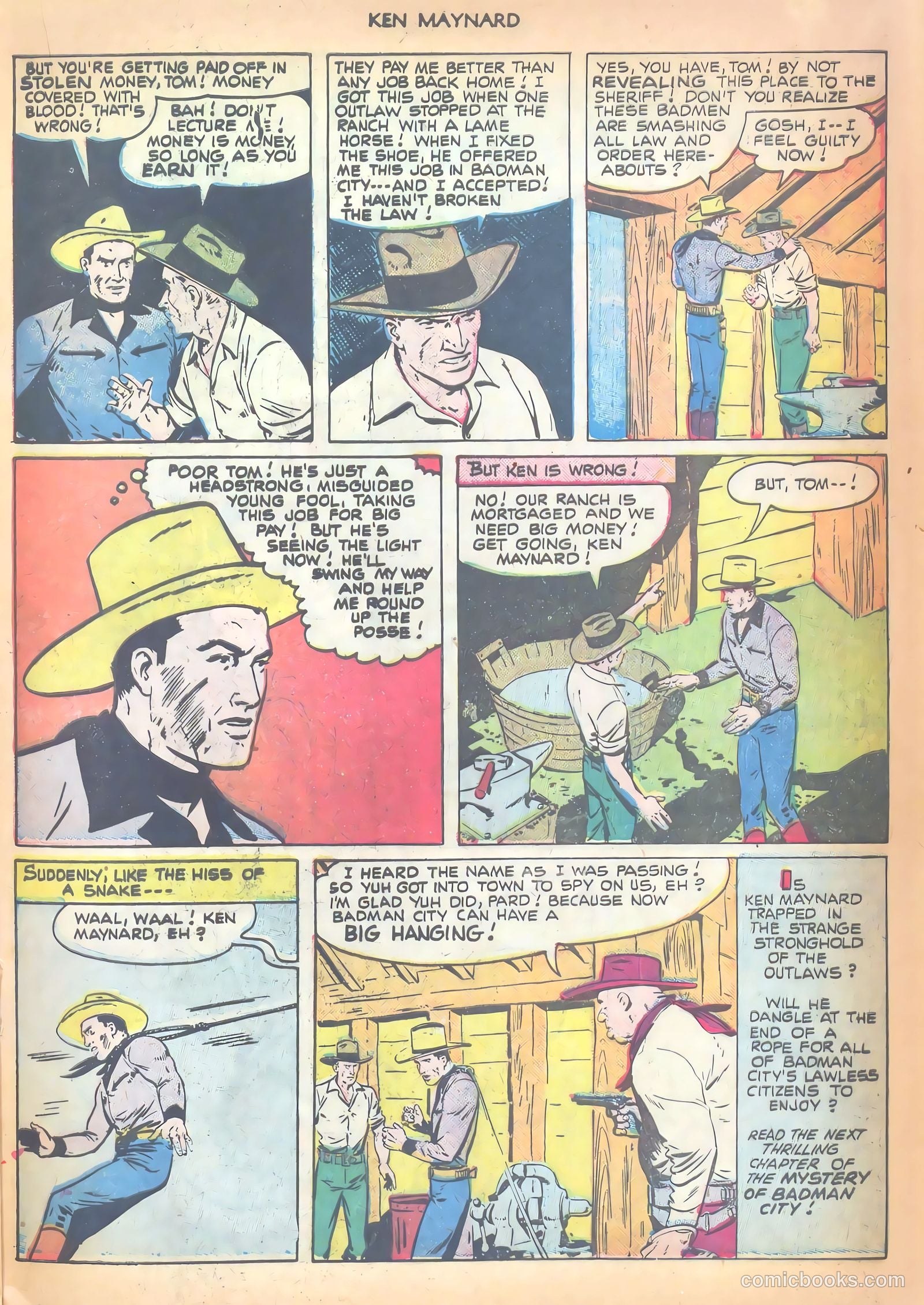 Ken Maynard #5 (1951) — page 21 of 36
