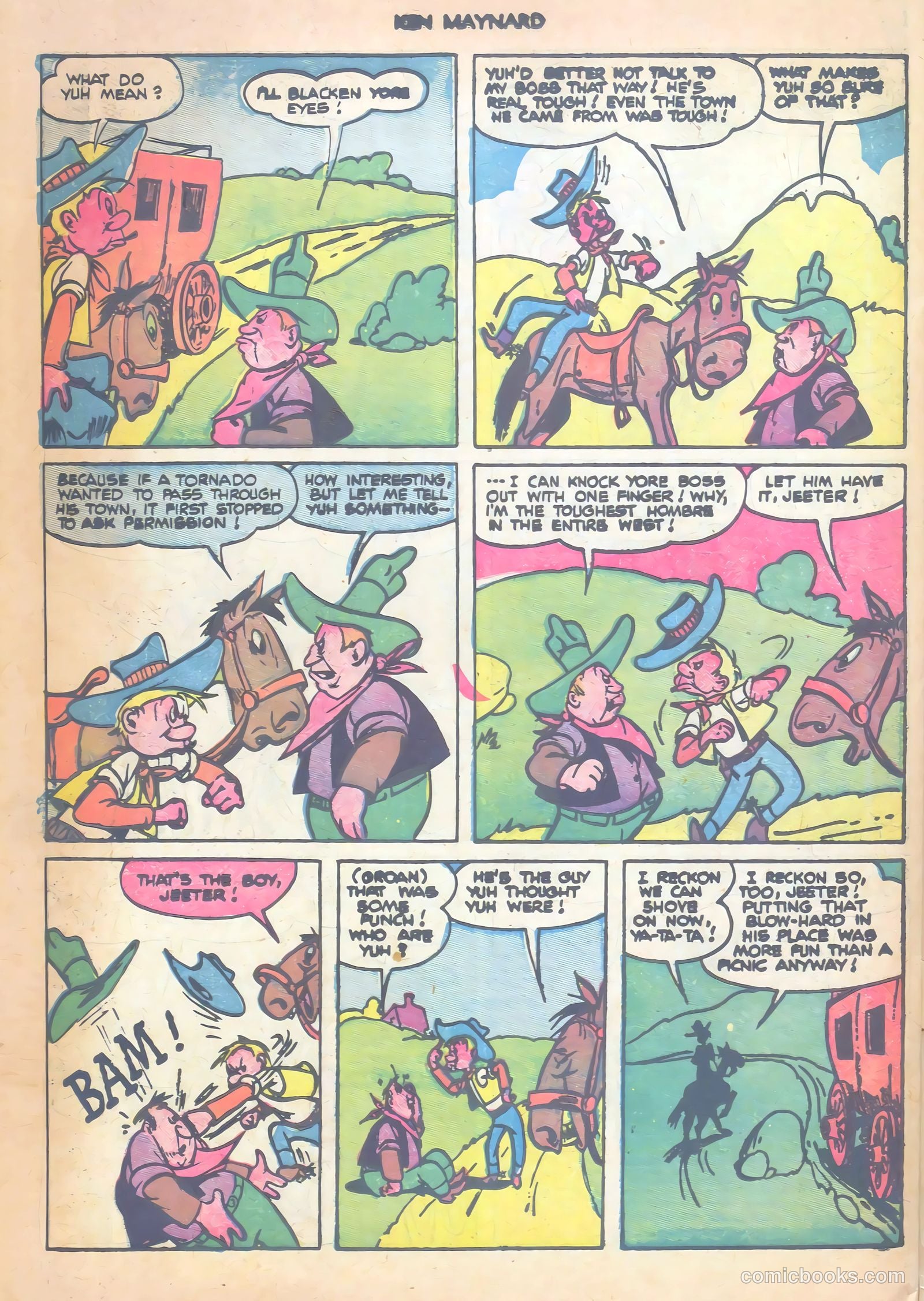 Ken Maynard #5 (1951) — page 34 of 36
