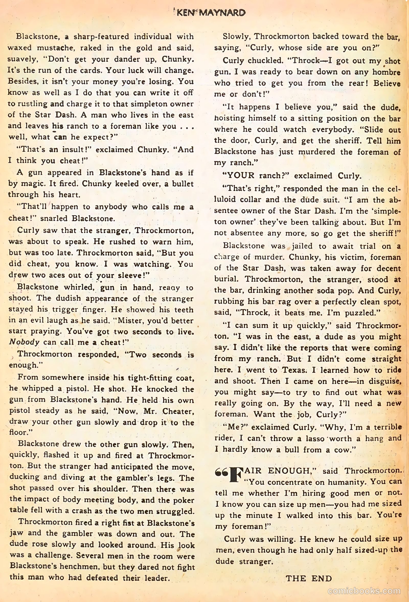 Ken Maynard #6 (1951) — page 26 of 36