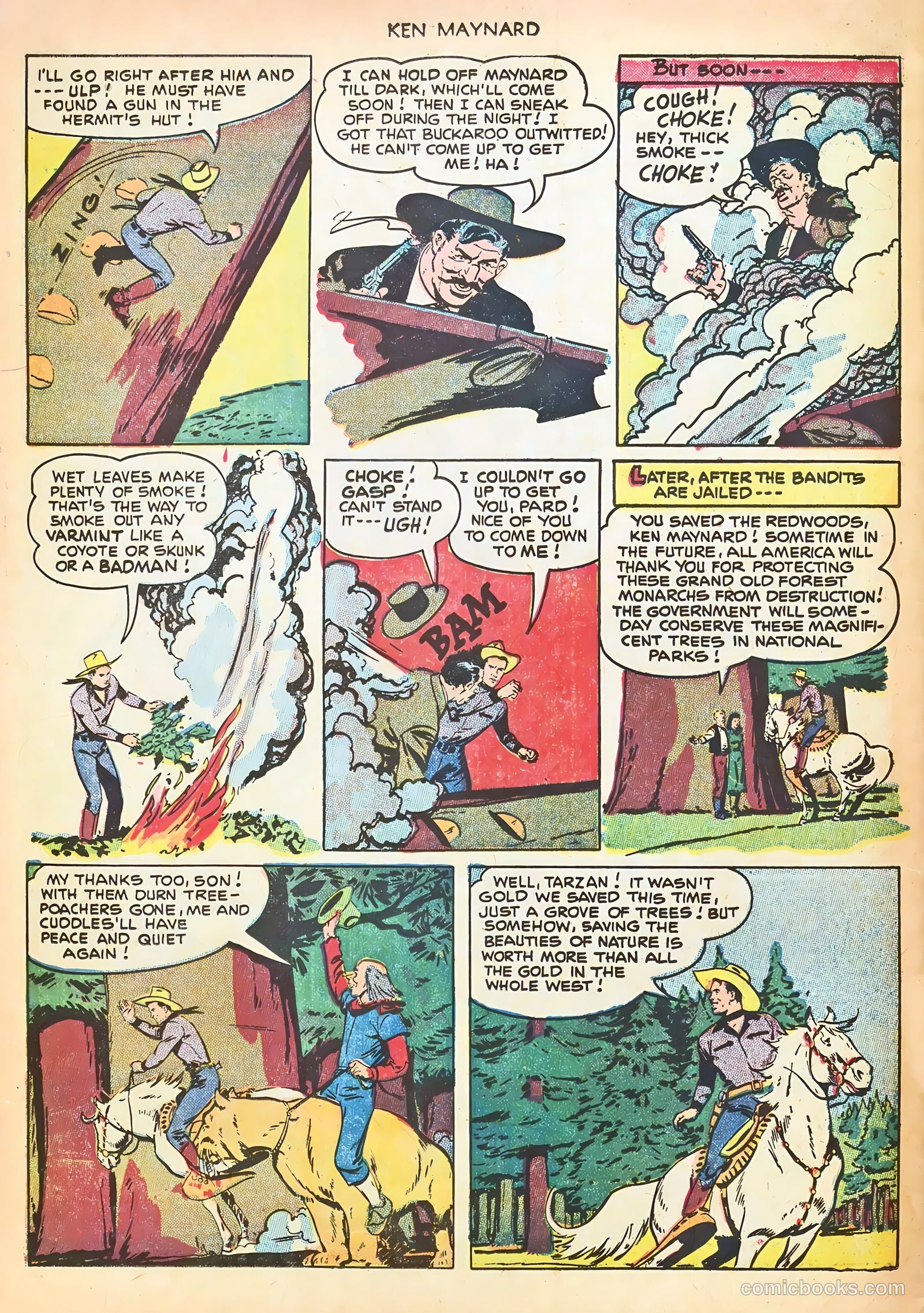 Ken Maynard #6 (1951) — page 34 of 36