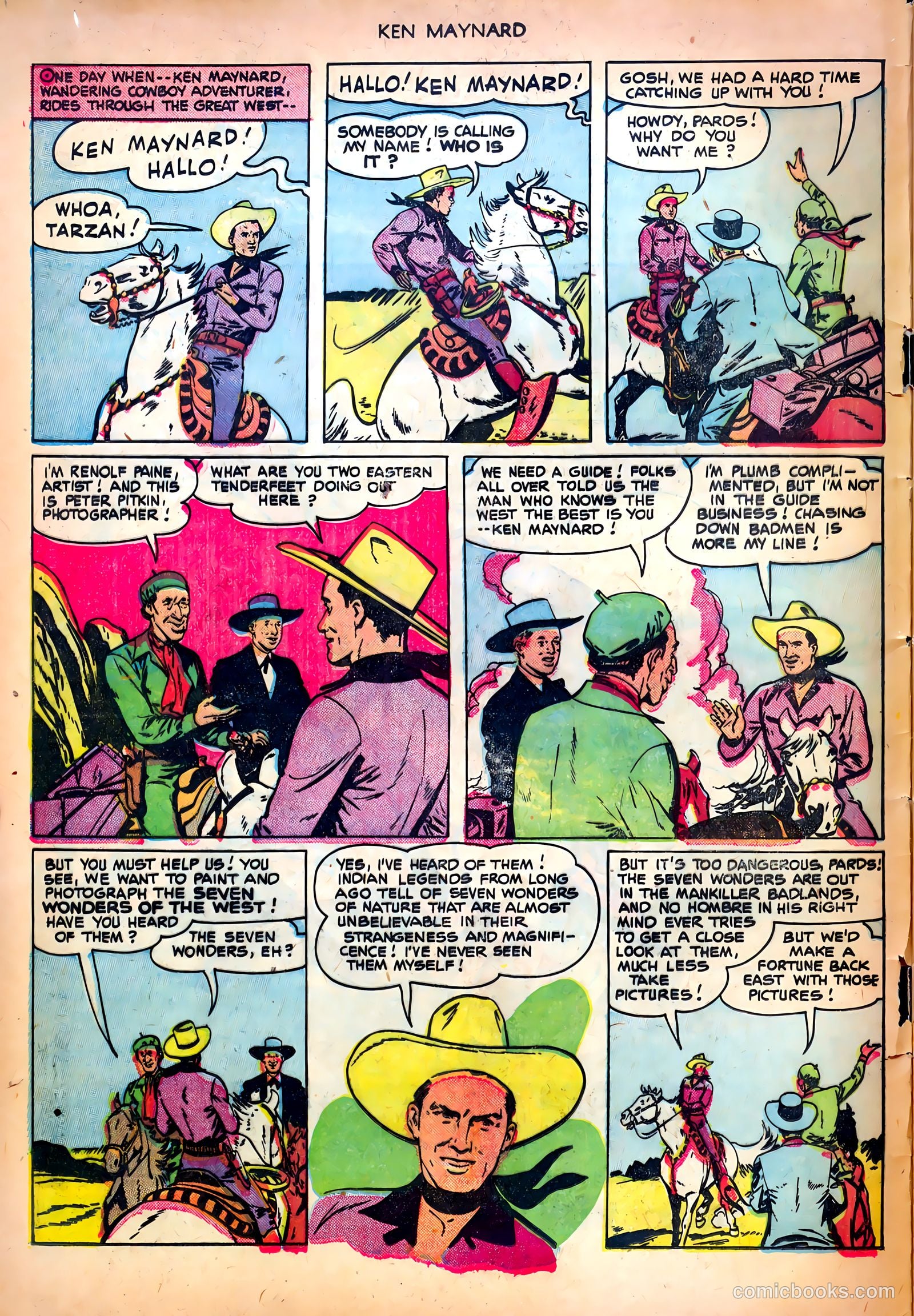 Ken Maynard #7 (1951) — page 4 of 36