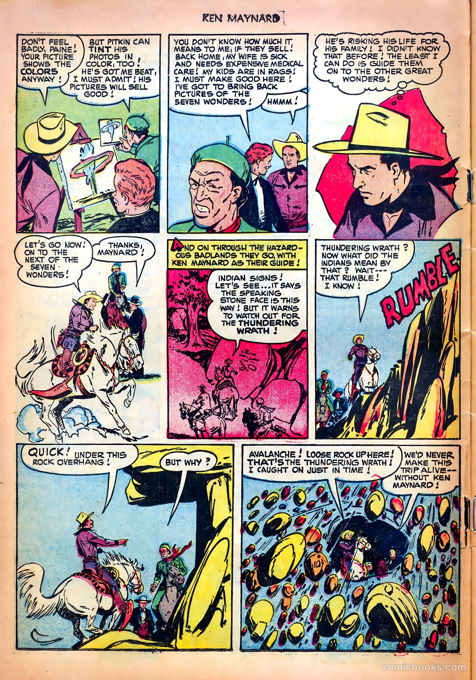 Ken Maynard #7 (1951) — page 8 of 36