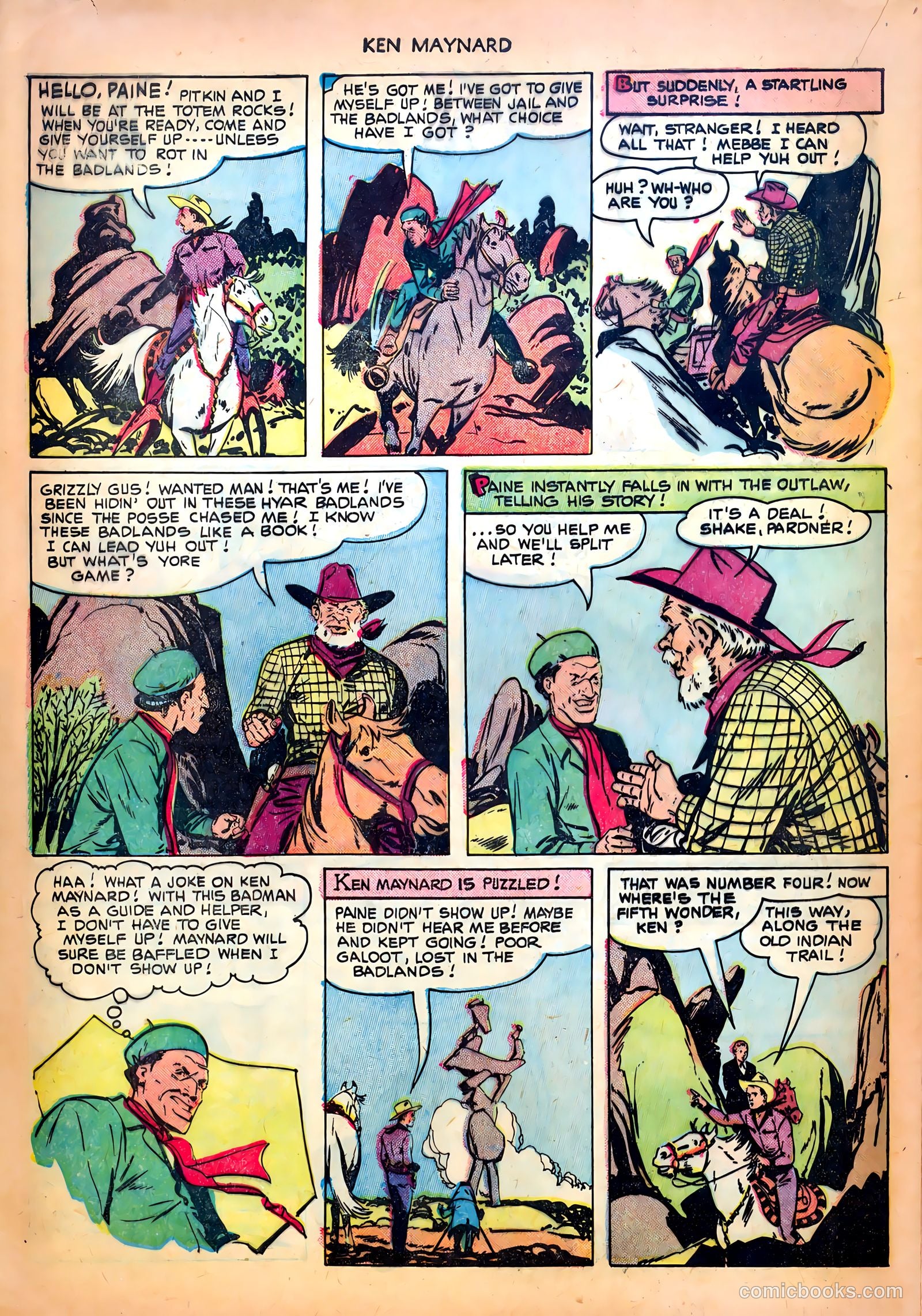 Ken Maynard #7 (1951) — page 20 of 36