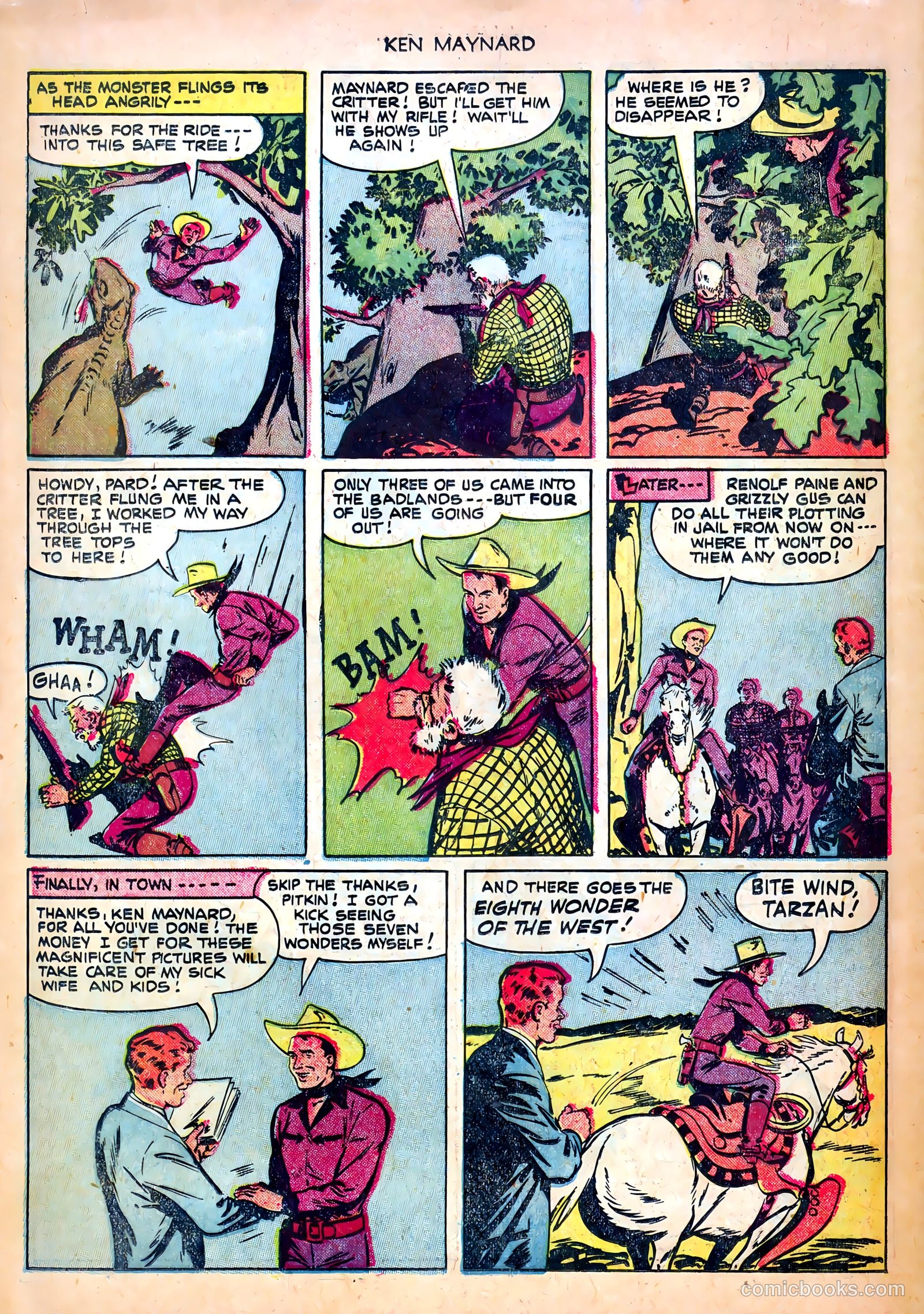 Ken Maynard #7 (1951) — page 34 of 36