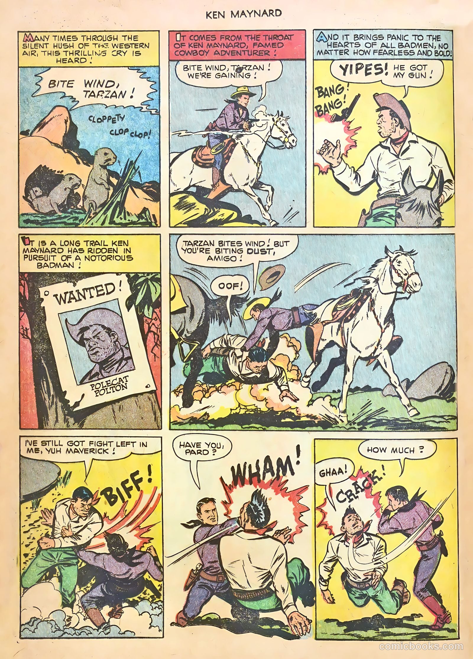 Ken Maynard #8 (1952) — page 4 of 36