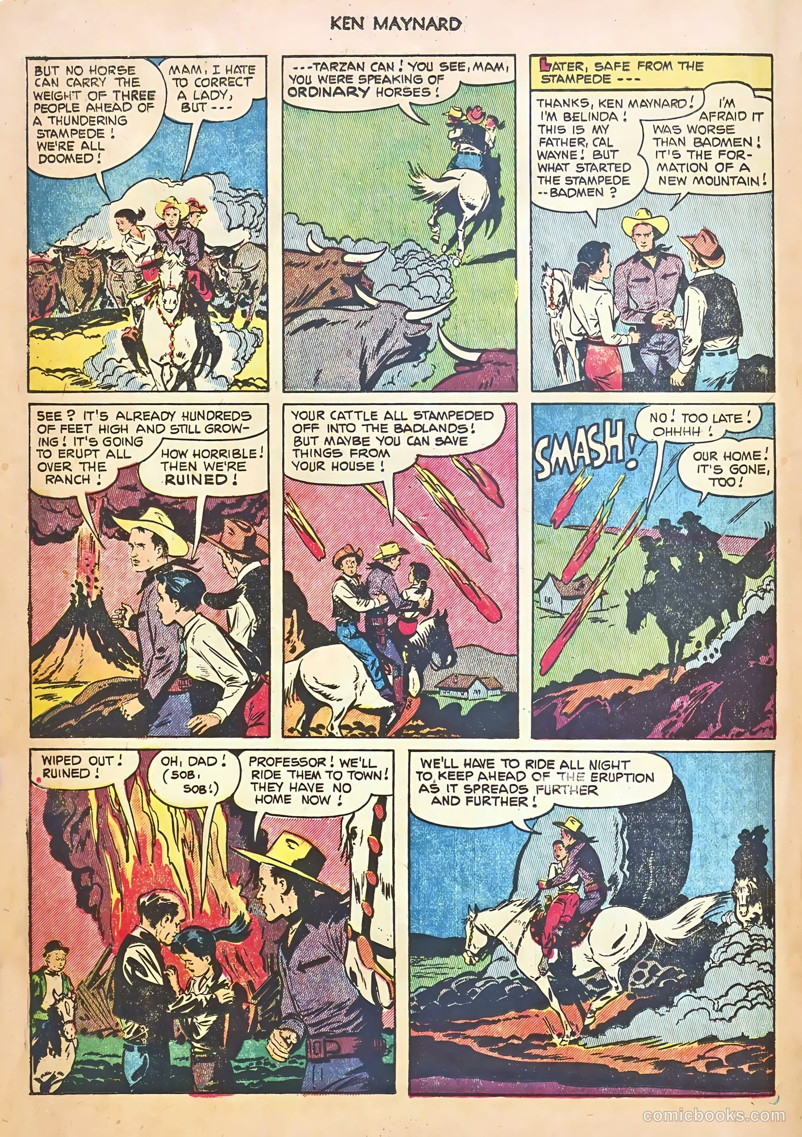 Ken Maynard #8 (1952) — page 8 of 36