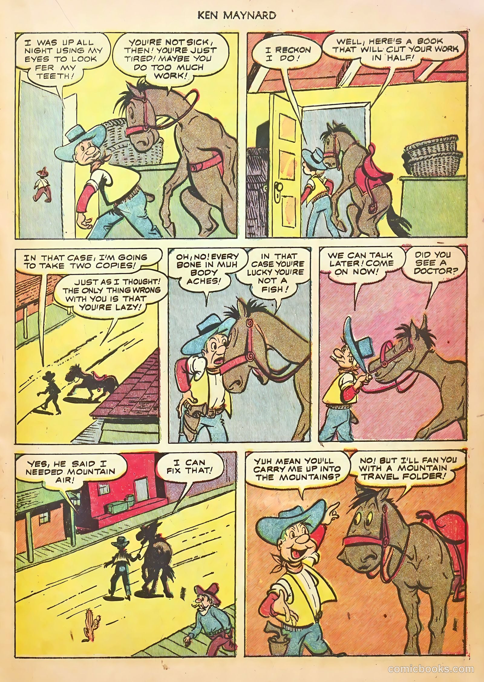 Ken Maynard #8 (1952) — page 15 of 36