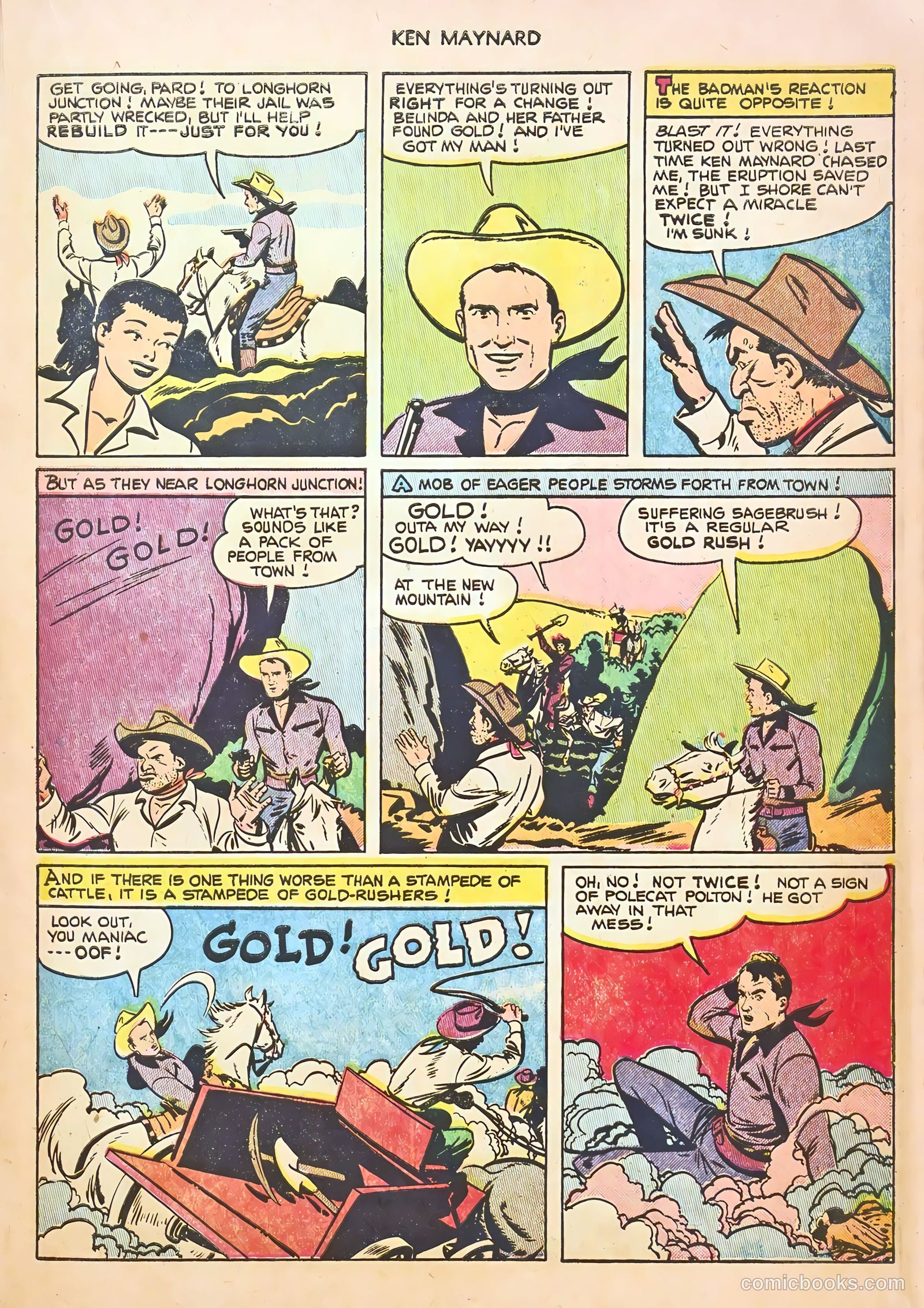 Ken Maynard #8 (1952) — page 21 of 36