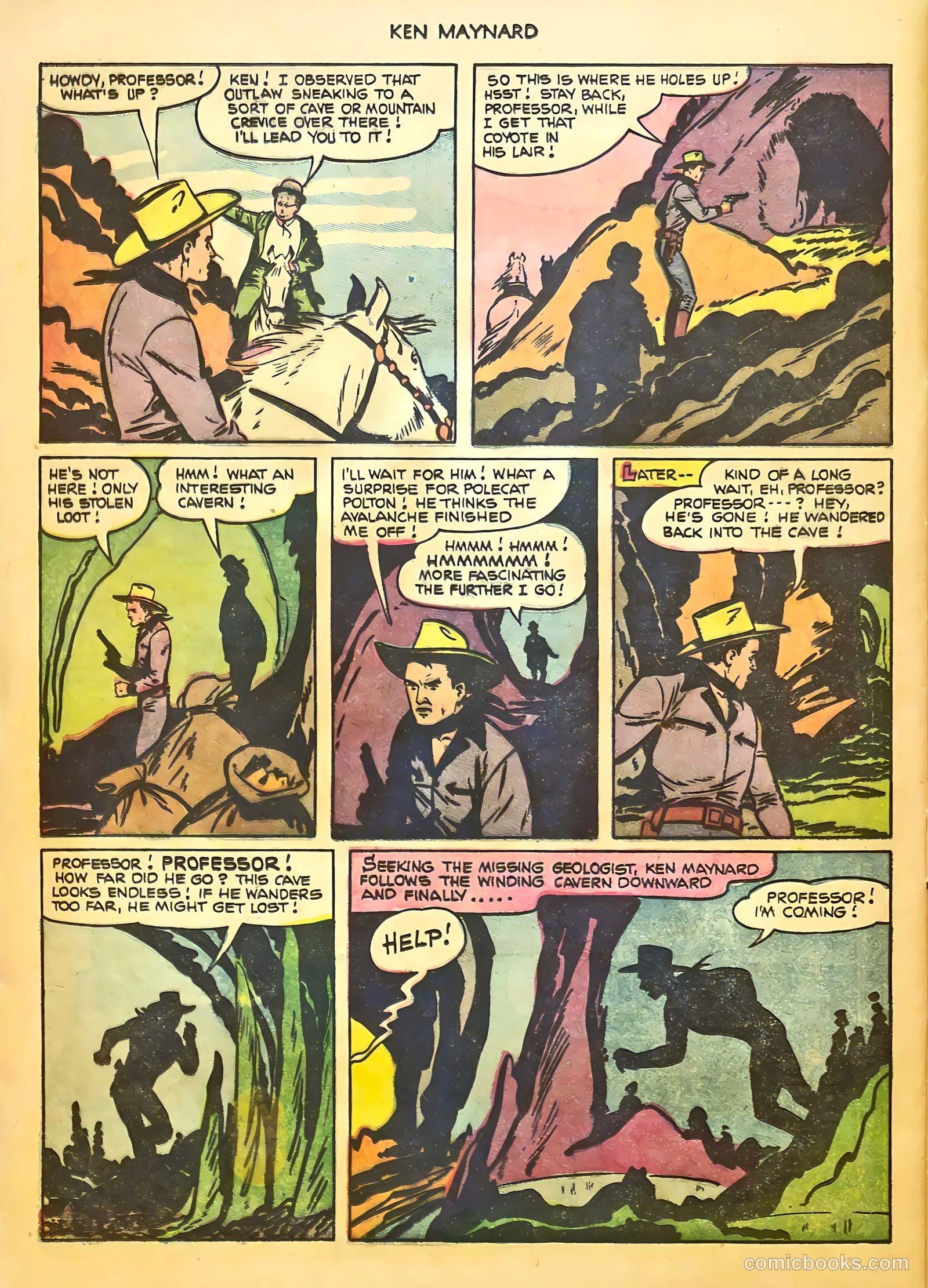 Ken Maynard #8 (1952) — page 30 of 36