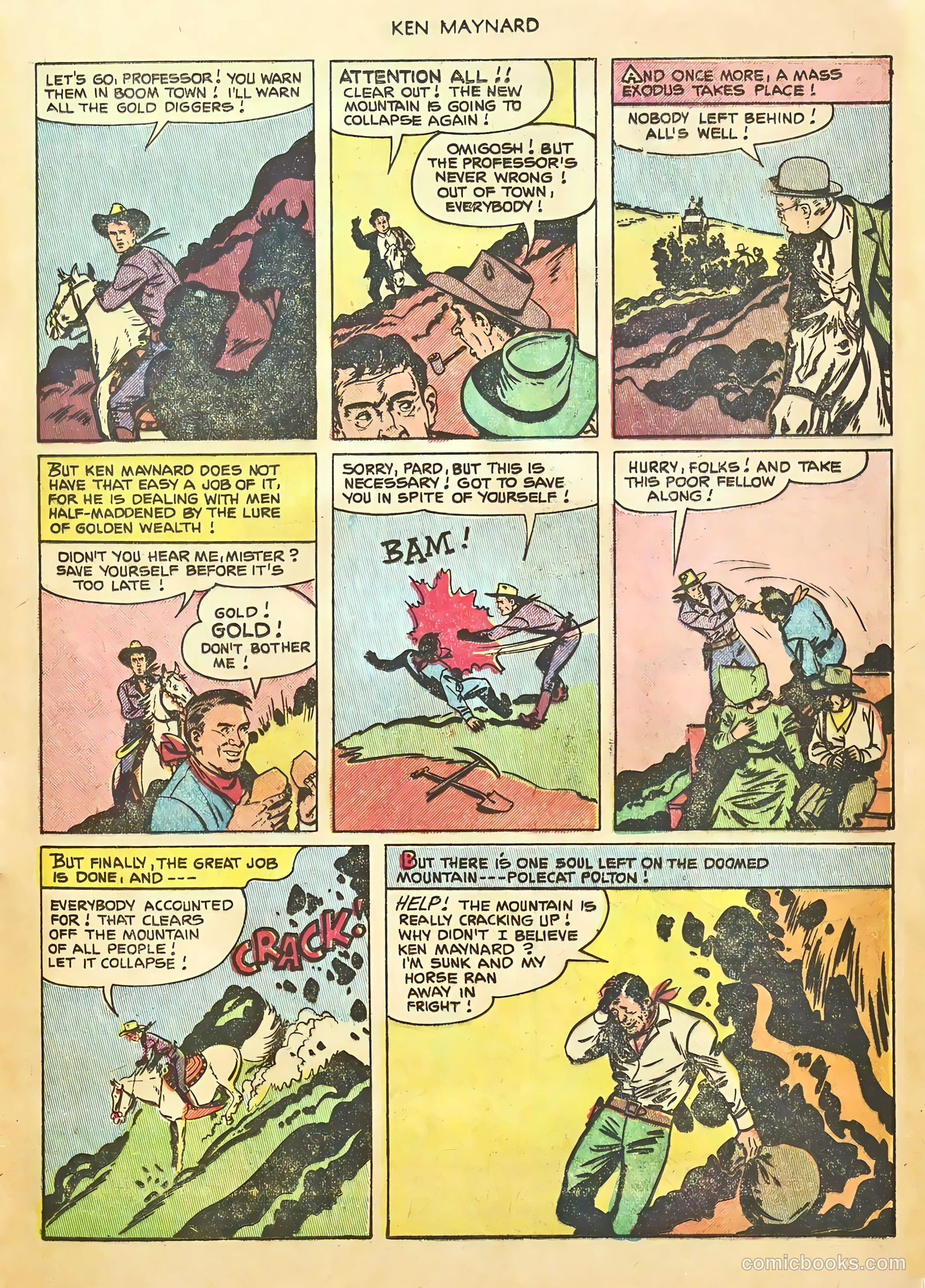 Ken Maynard #8 (1952) — page 33 of 36