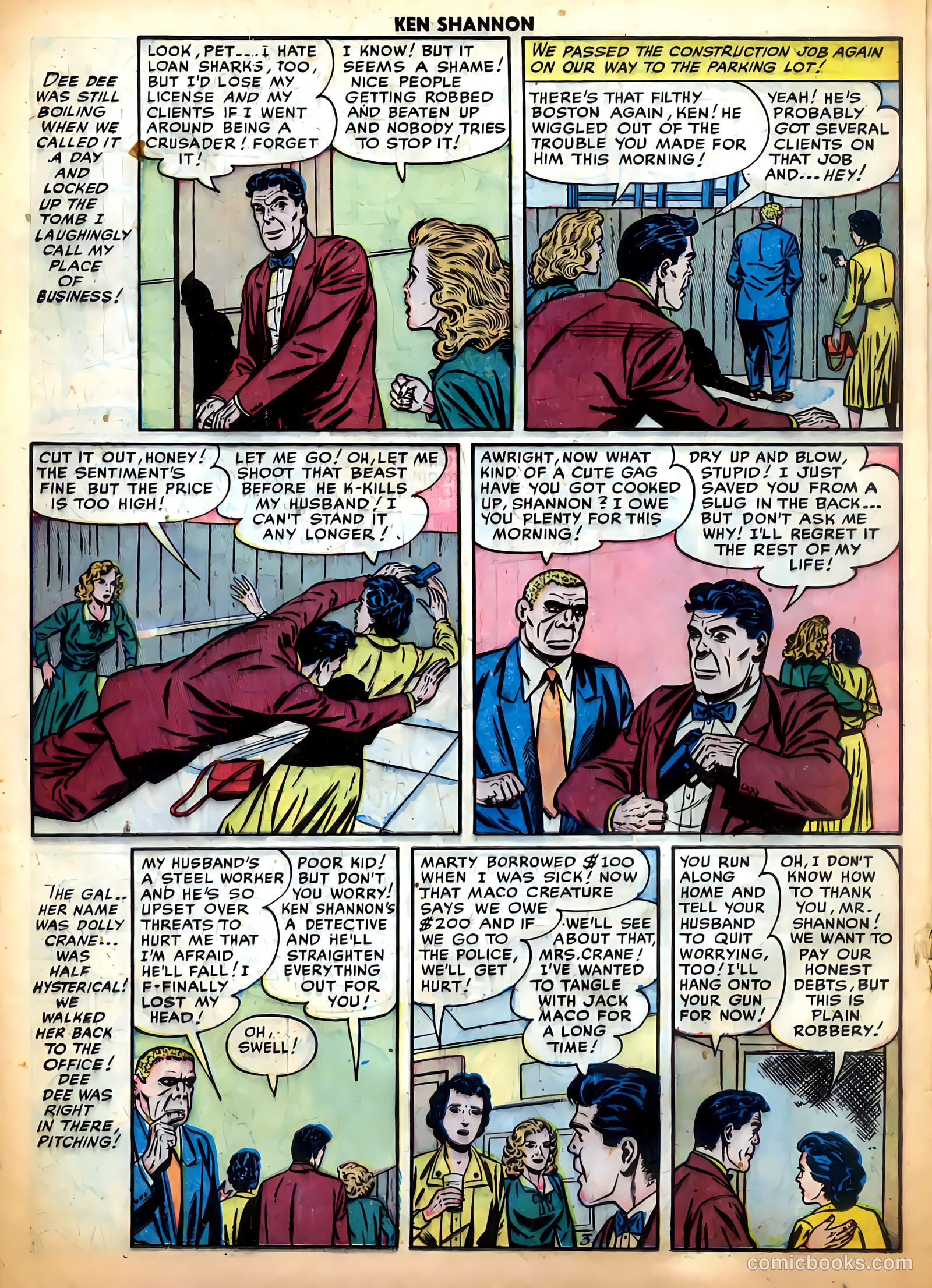 Ken Shannon #10 (1953) — page 20 of 36