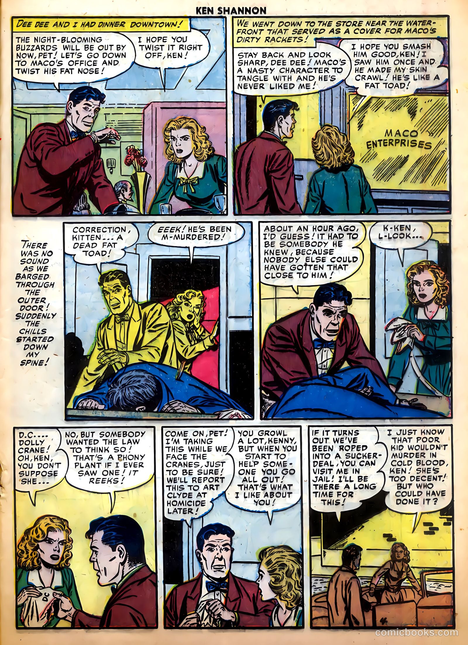 Ken Shannon #10 (1953) — page 21 of 36
