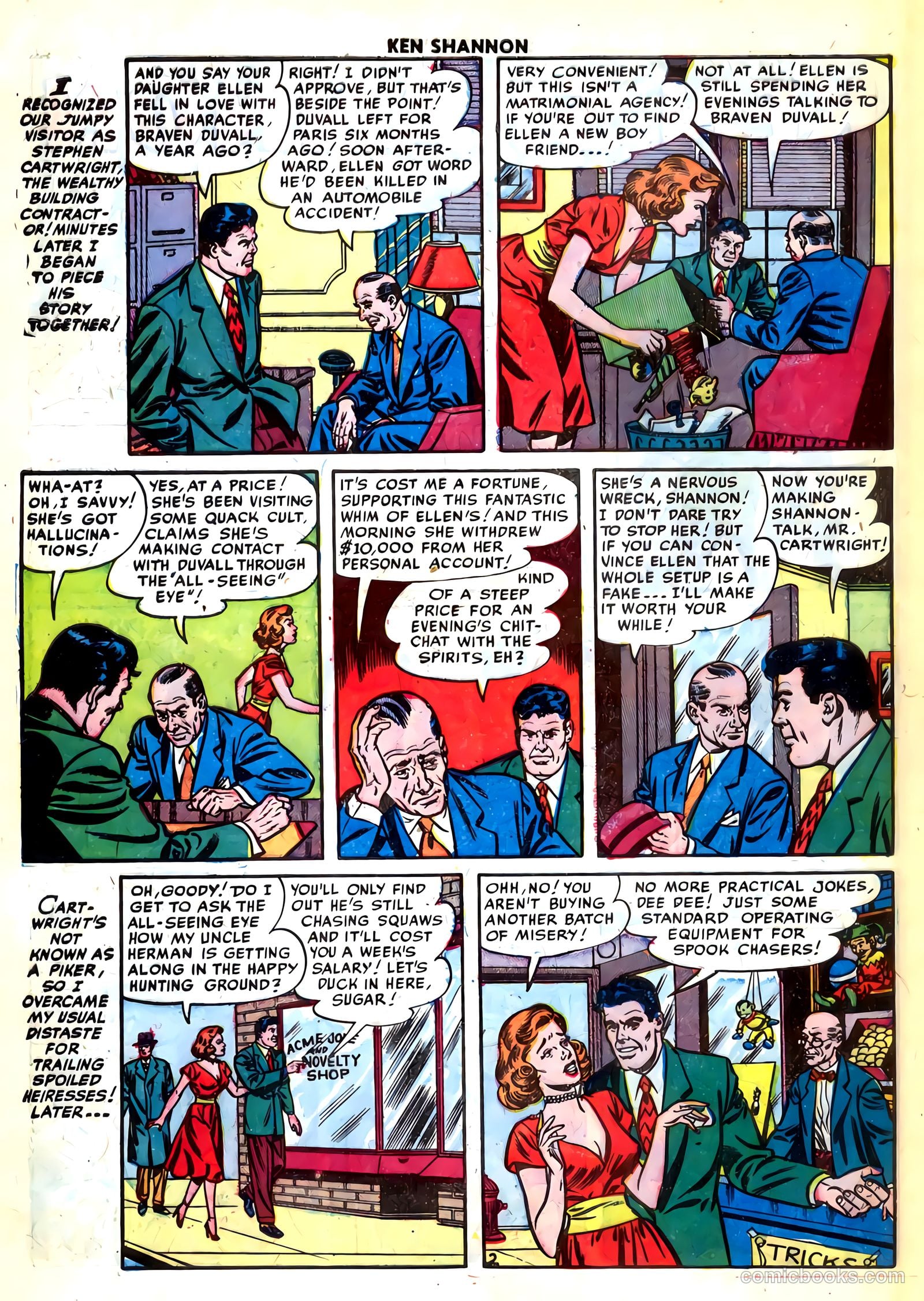 Ken Shannon #4 (1952) — page 28 of 36