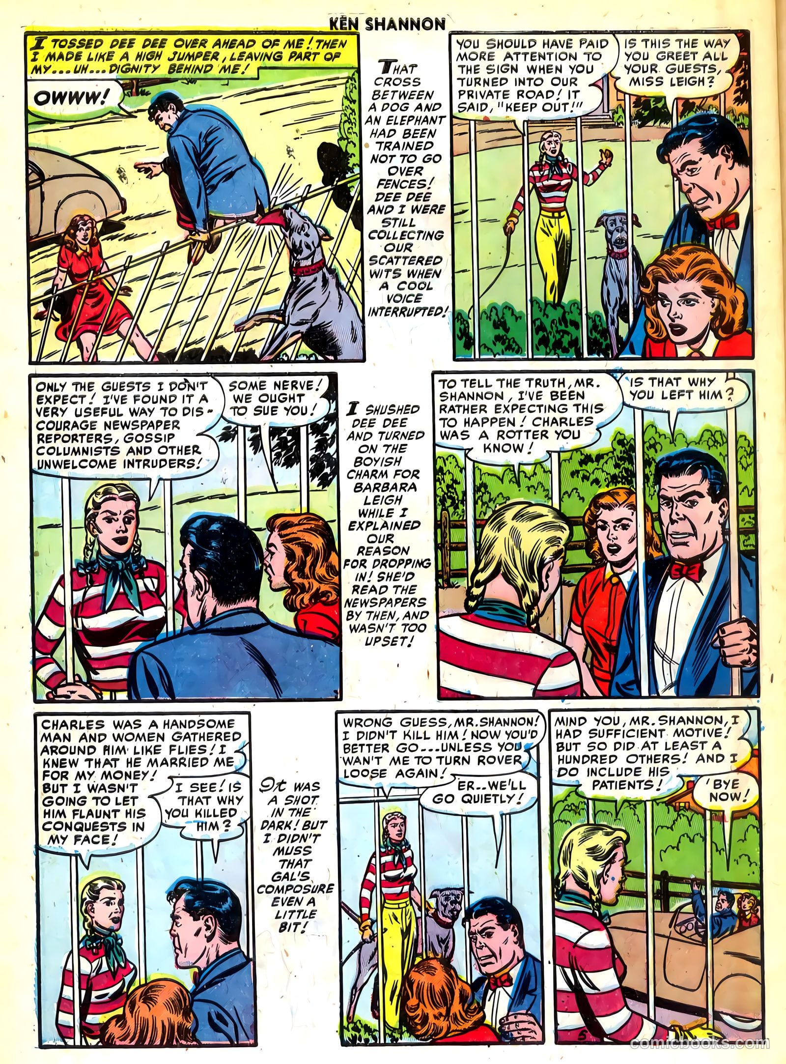 Ken Shannon #5 (1952) — page 30 of 36