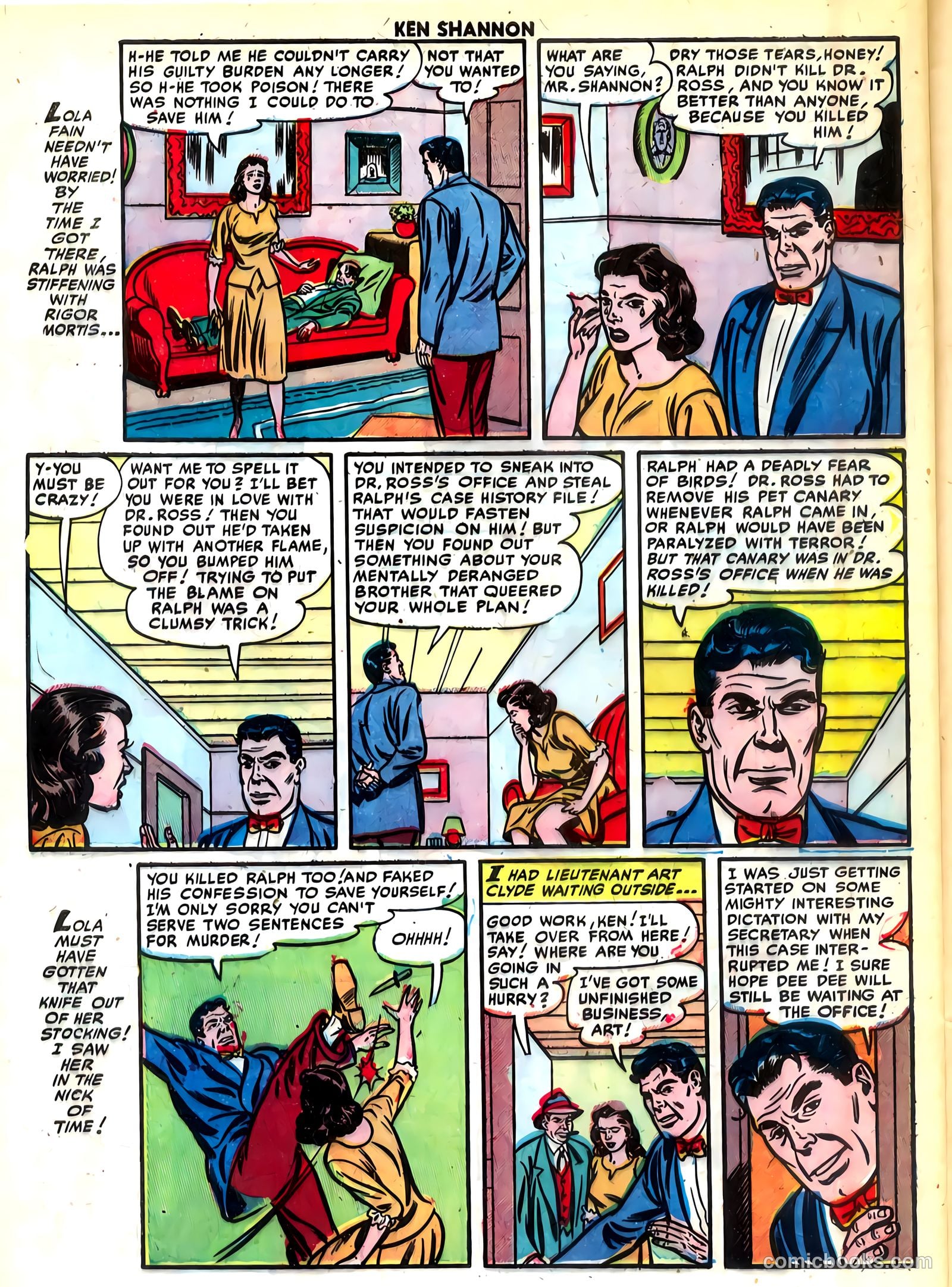 Ken Shannon #5 (1952) — page 32 of 36