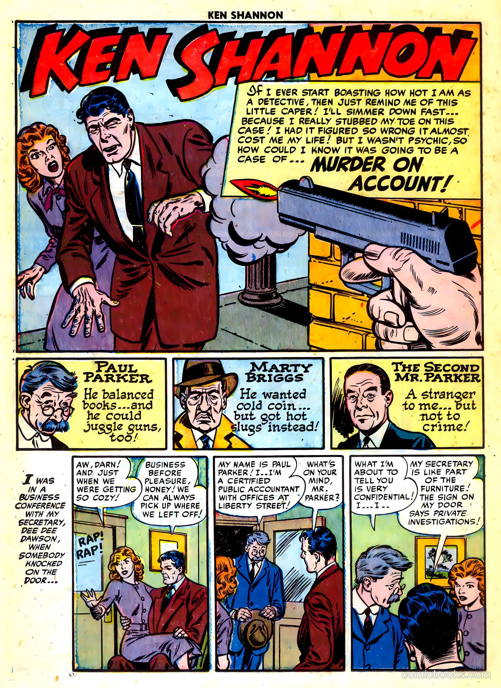 Ken Shannon #7 (1952) — page 18 of 36