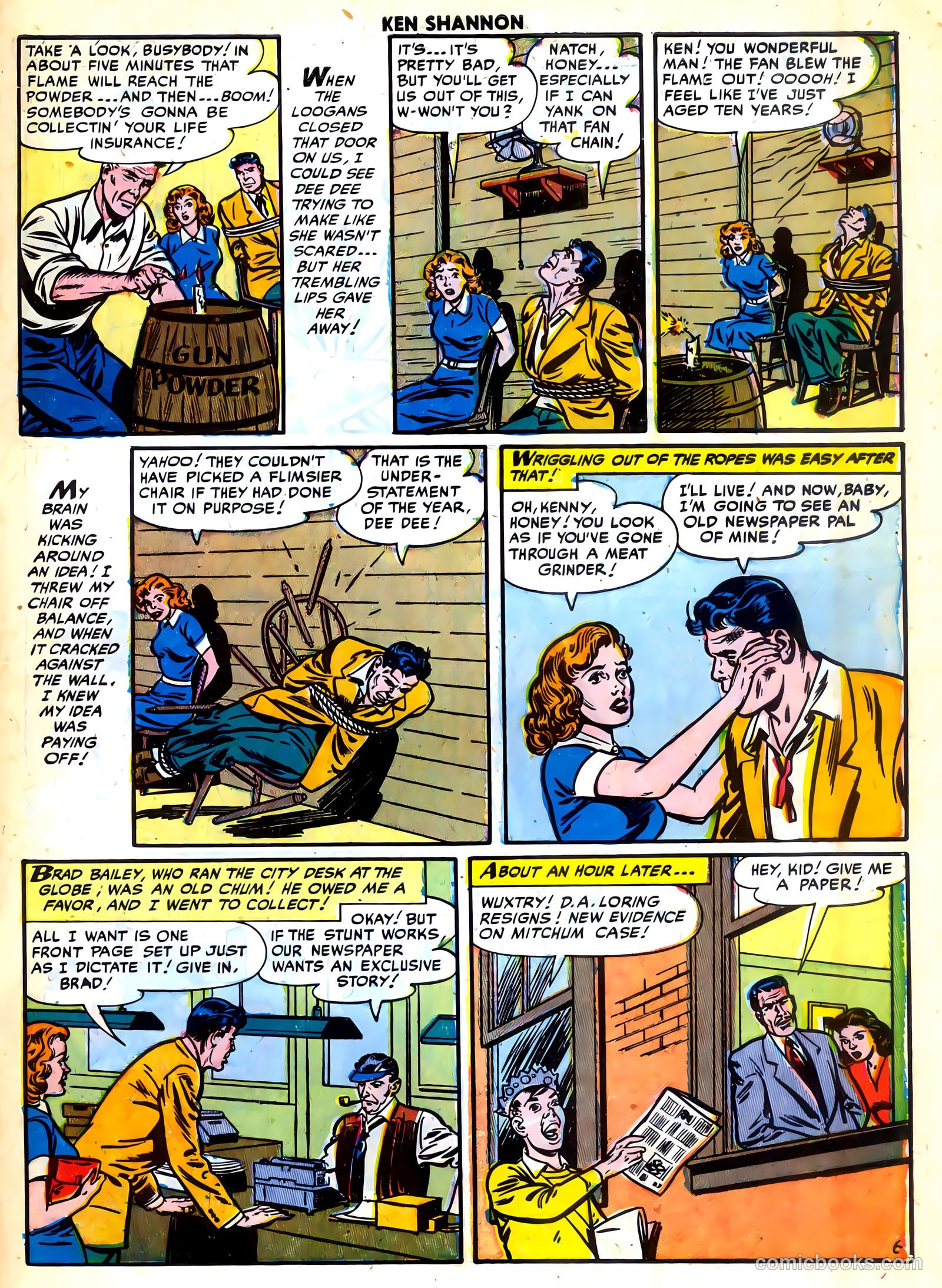 Ken Shannon #7 (1952) — page 31 of 36
