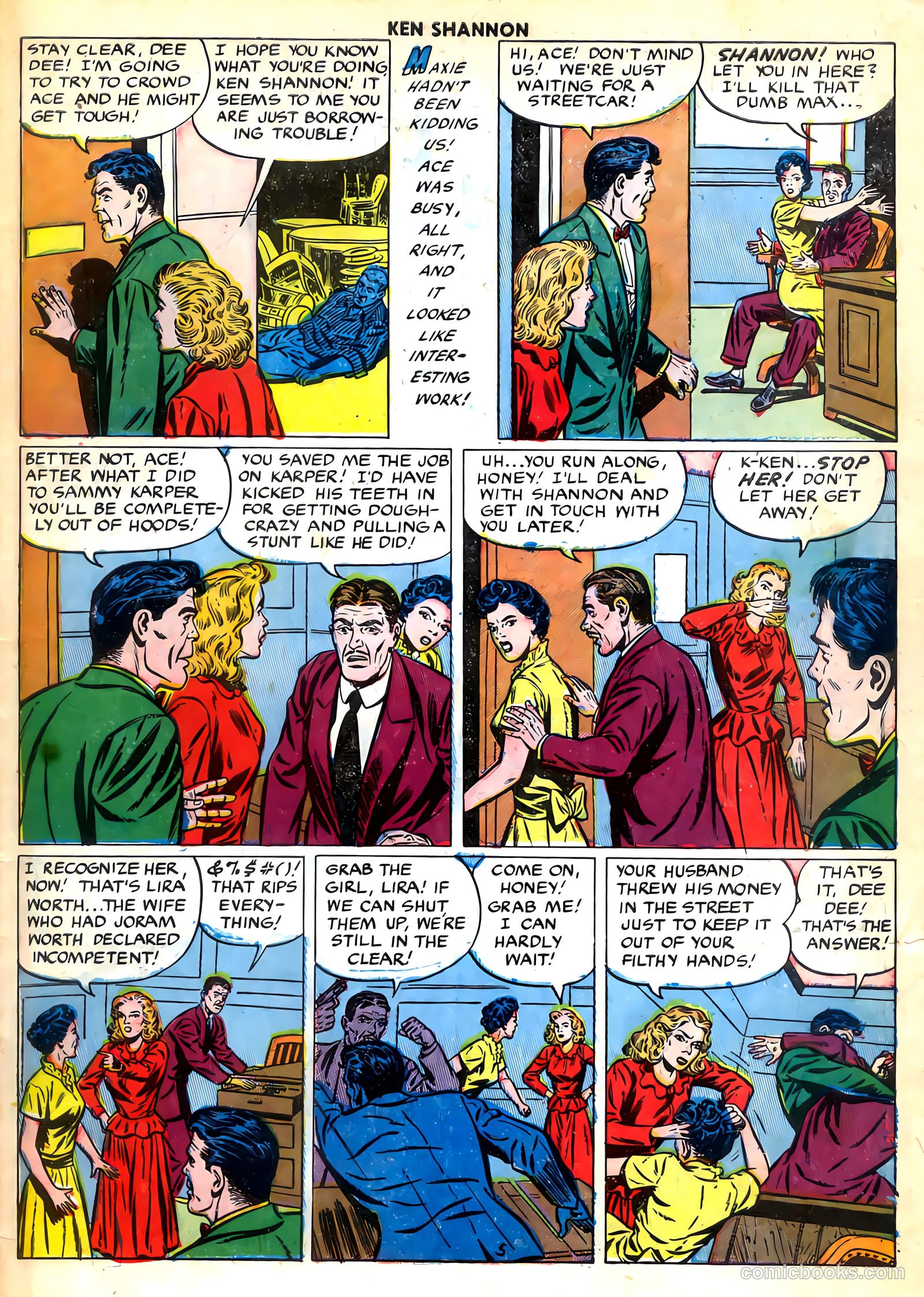 Ken Shannon #9 (1953) — page 31 of 36