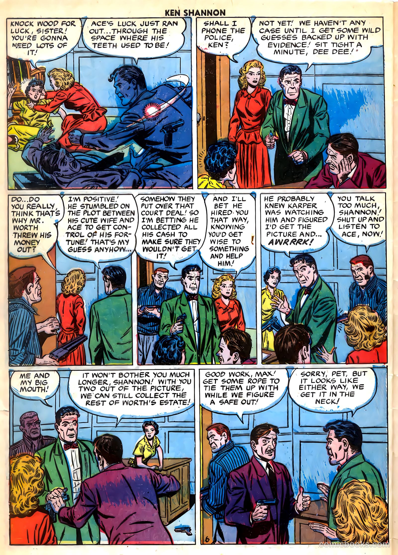 Ken Shannon #9 (1953) — page 32 of 36