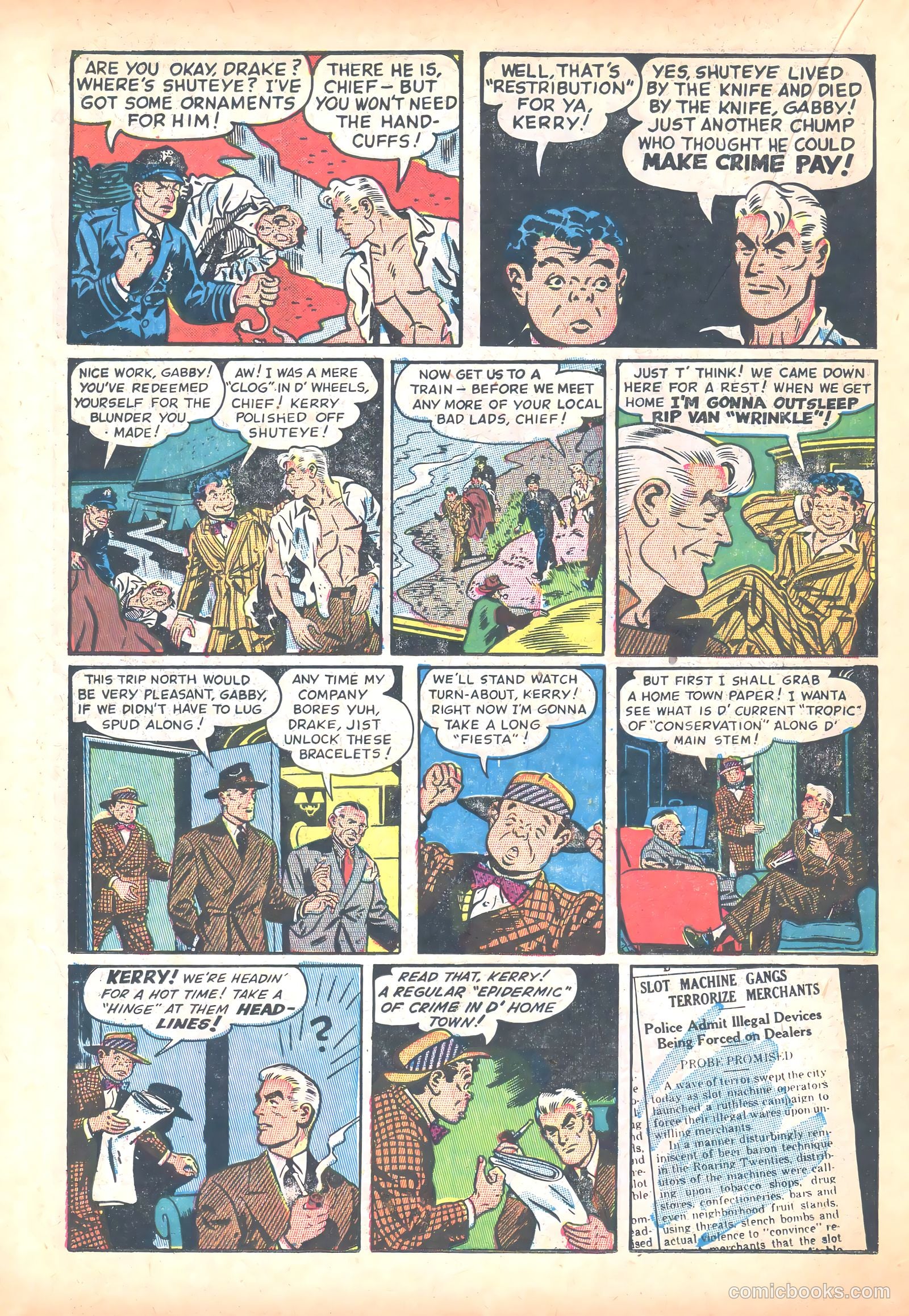 Kerry Drake #8 (1946) — page 19 of 51