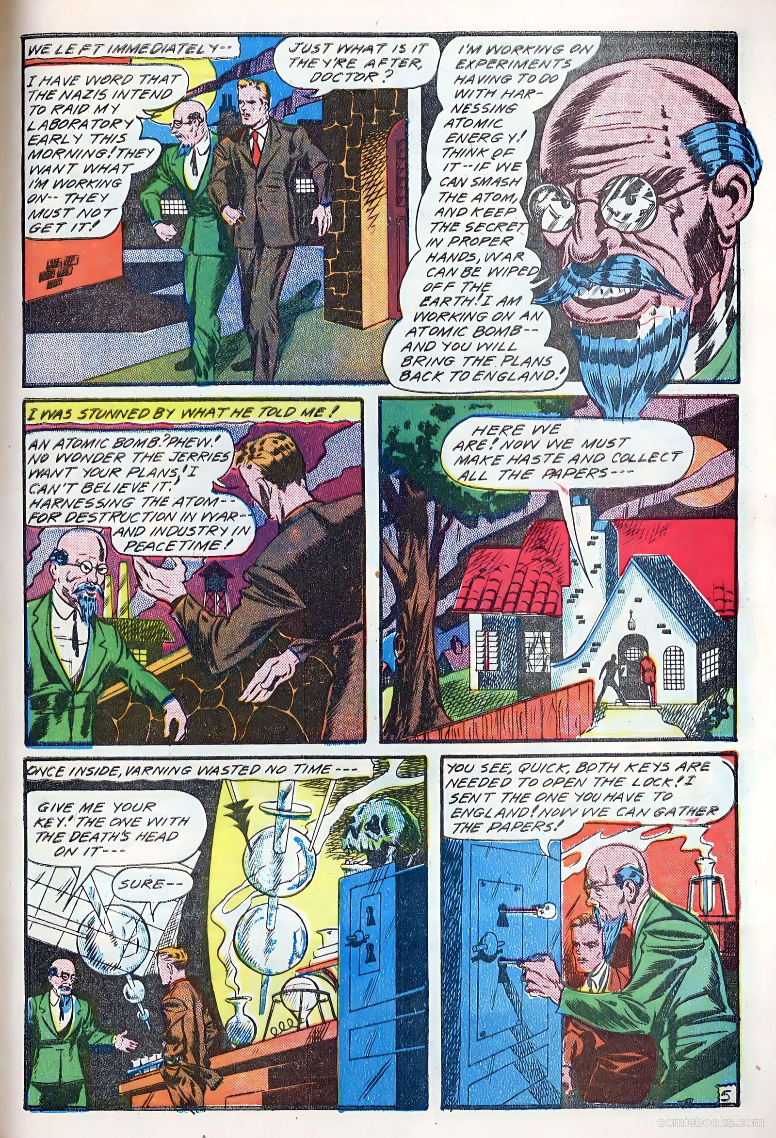 Key Comics #3 (1945) — page 7 of 36