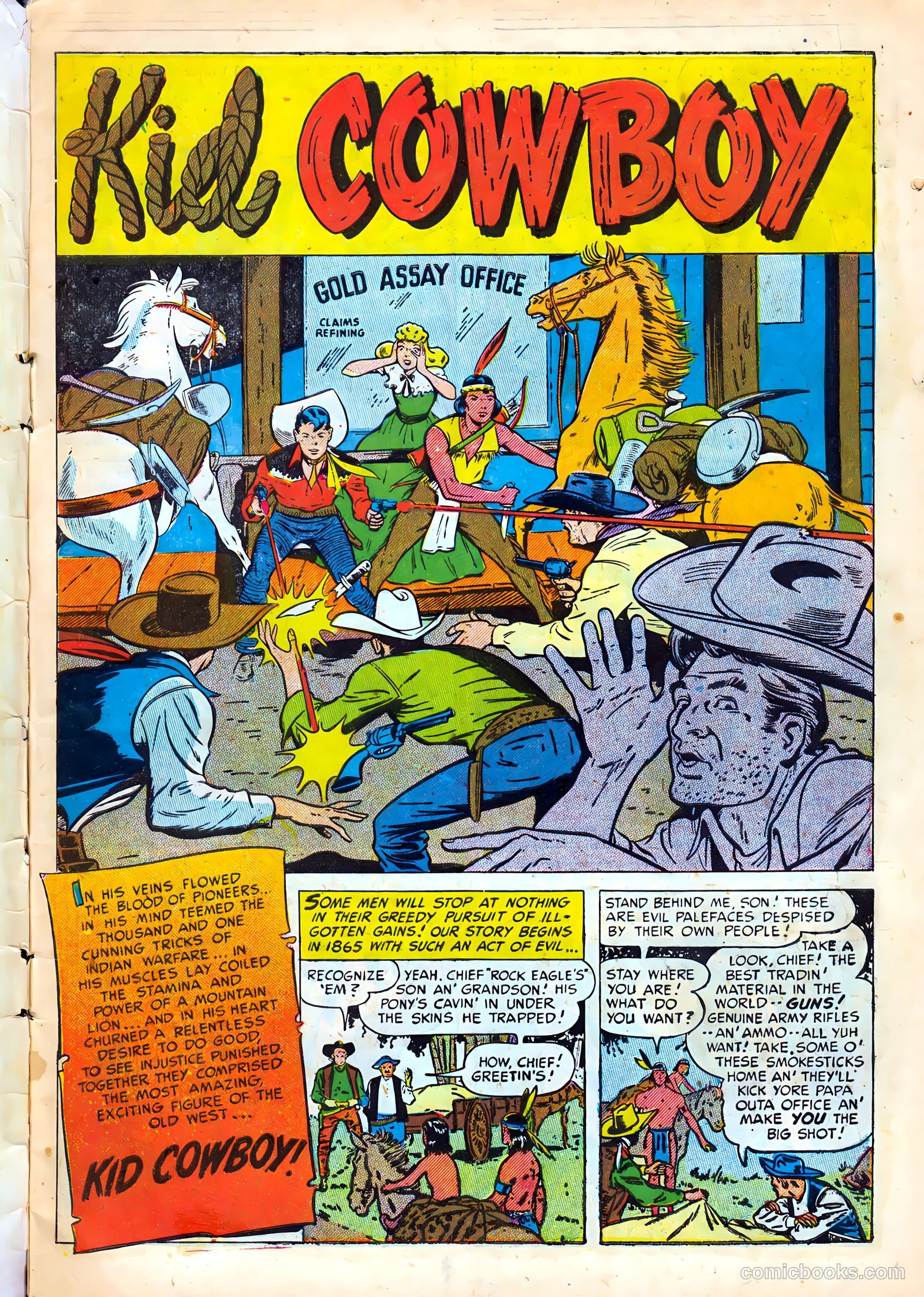 Kid Cowboy #1 (1950) — page 3 of 36