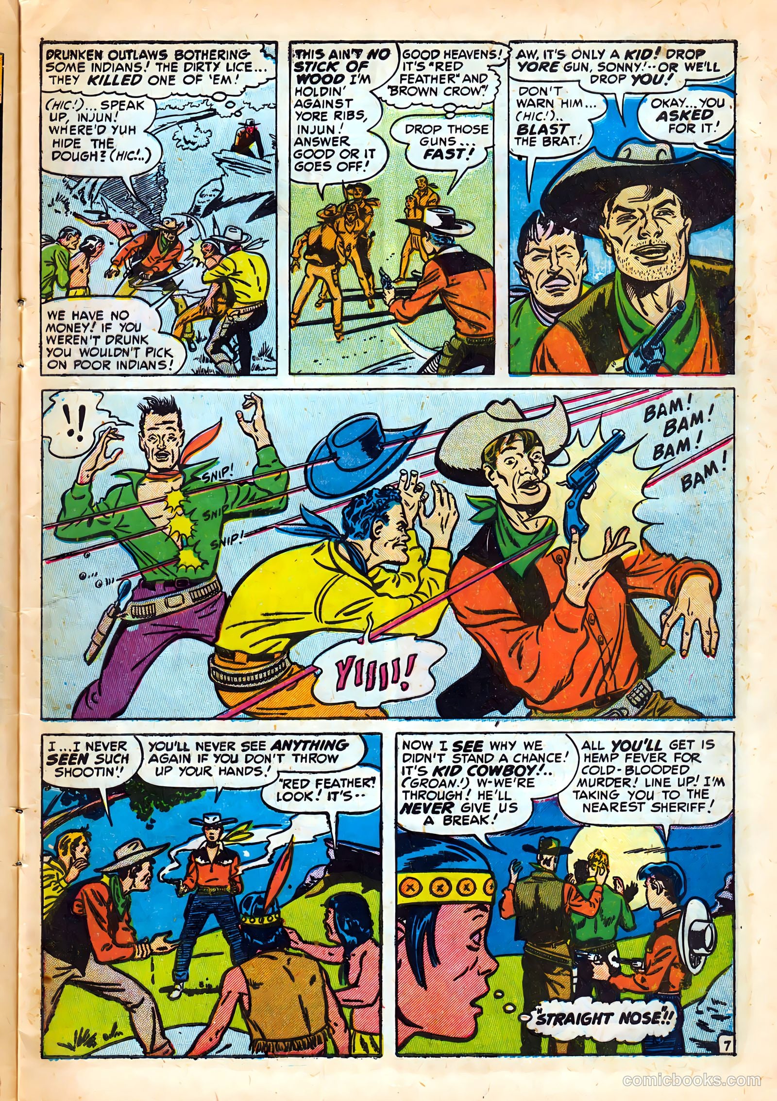 Kid Cowboy #1 (1950) — page 9 of 36