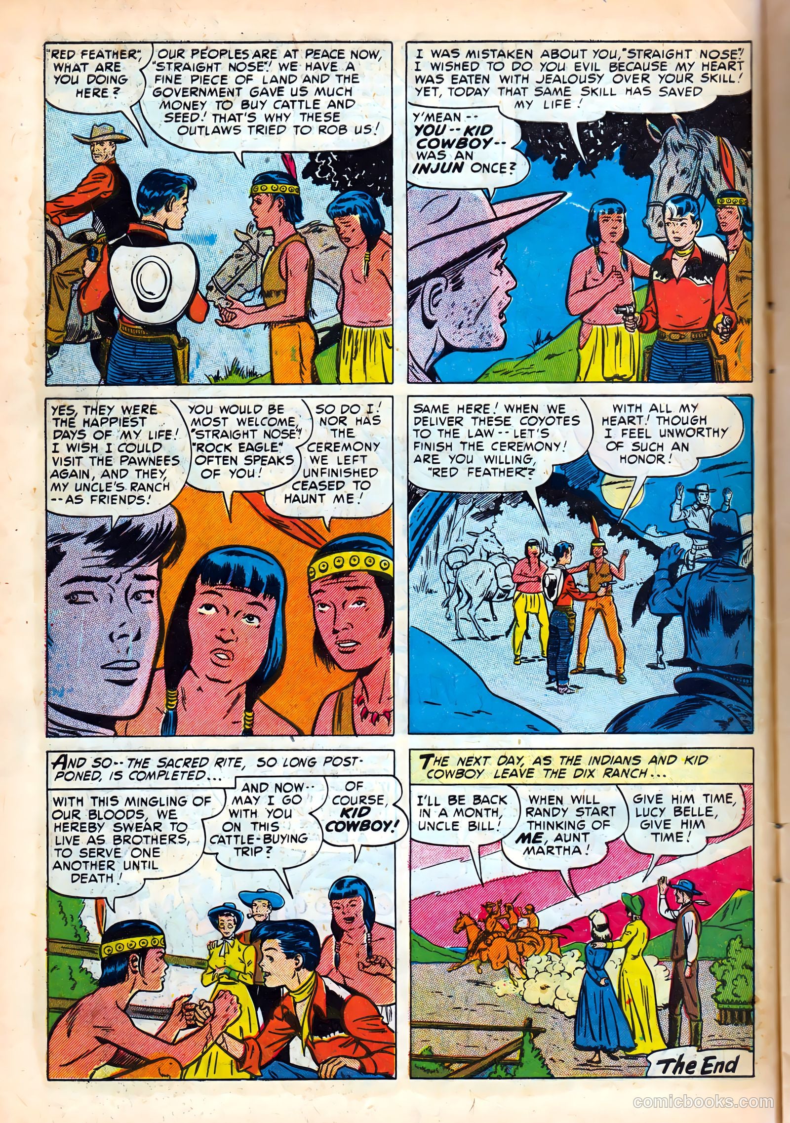 Kid Cowboy #1 (1950) — page 10 of 36