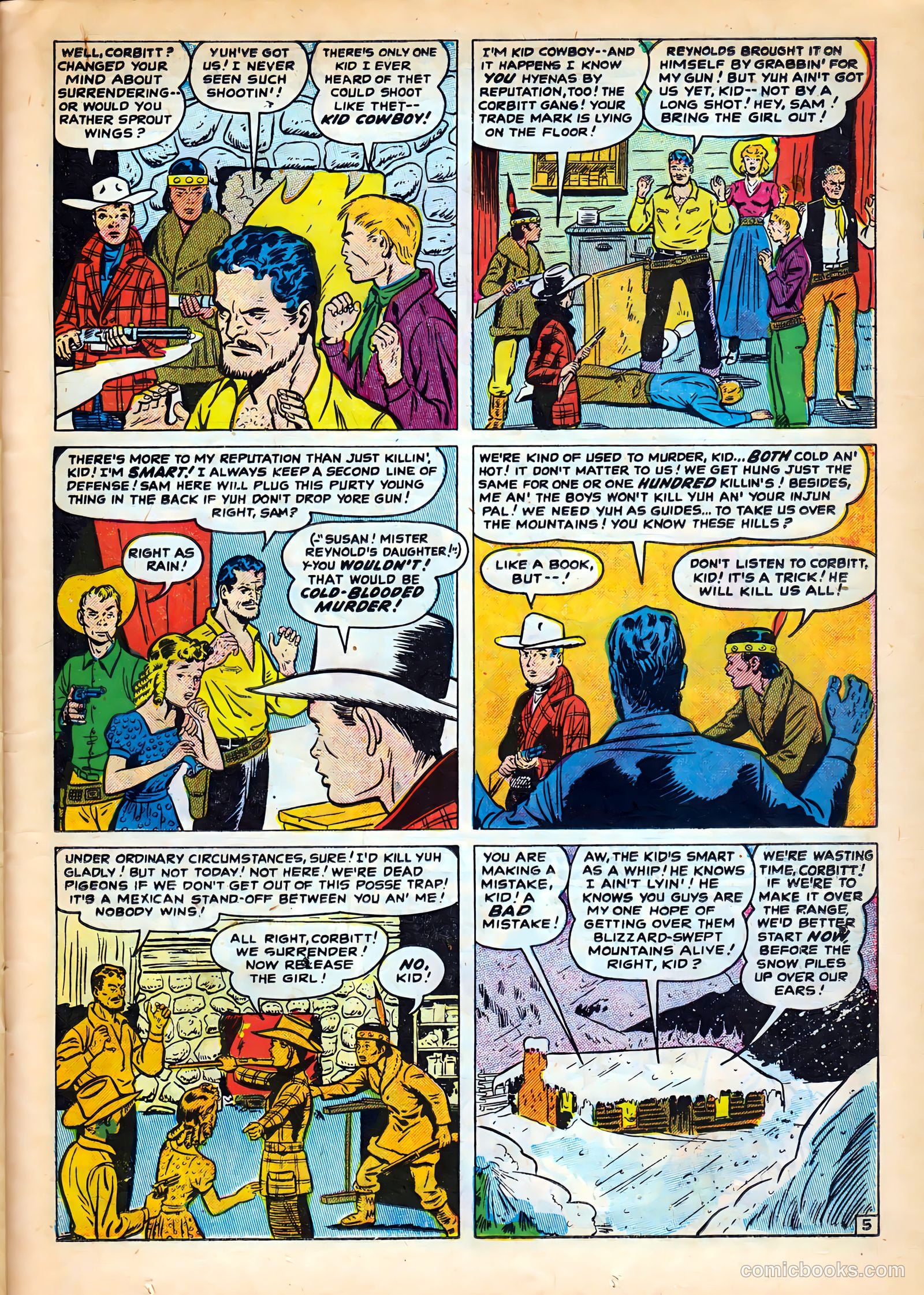 Kid Cowboy #1 (1950) — page 23 of 36