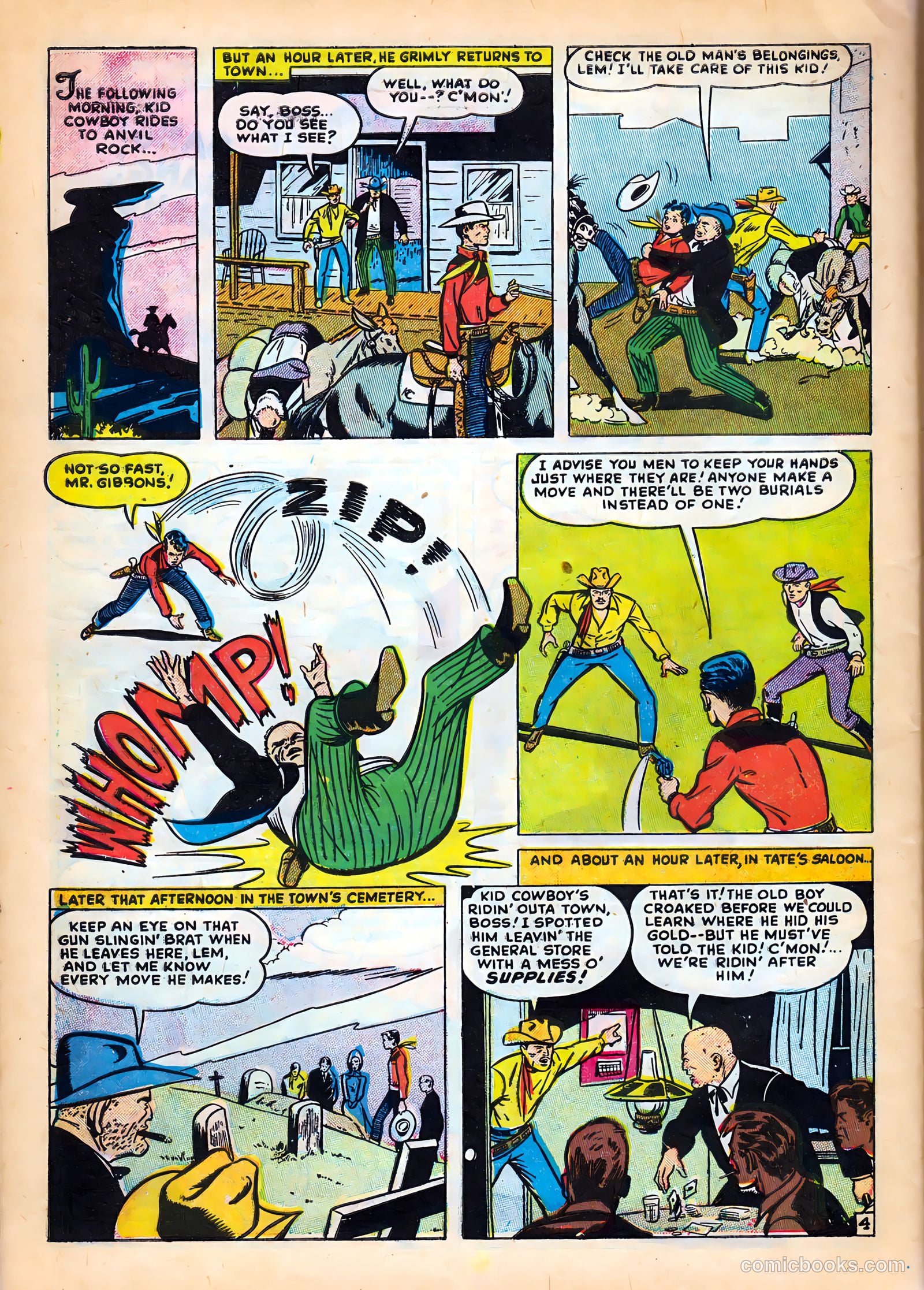 Kid Cowboy #1 (1950) — page 30 of 36