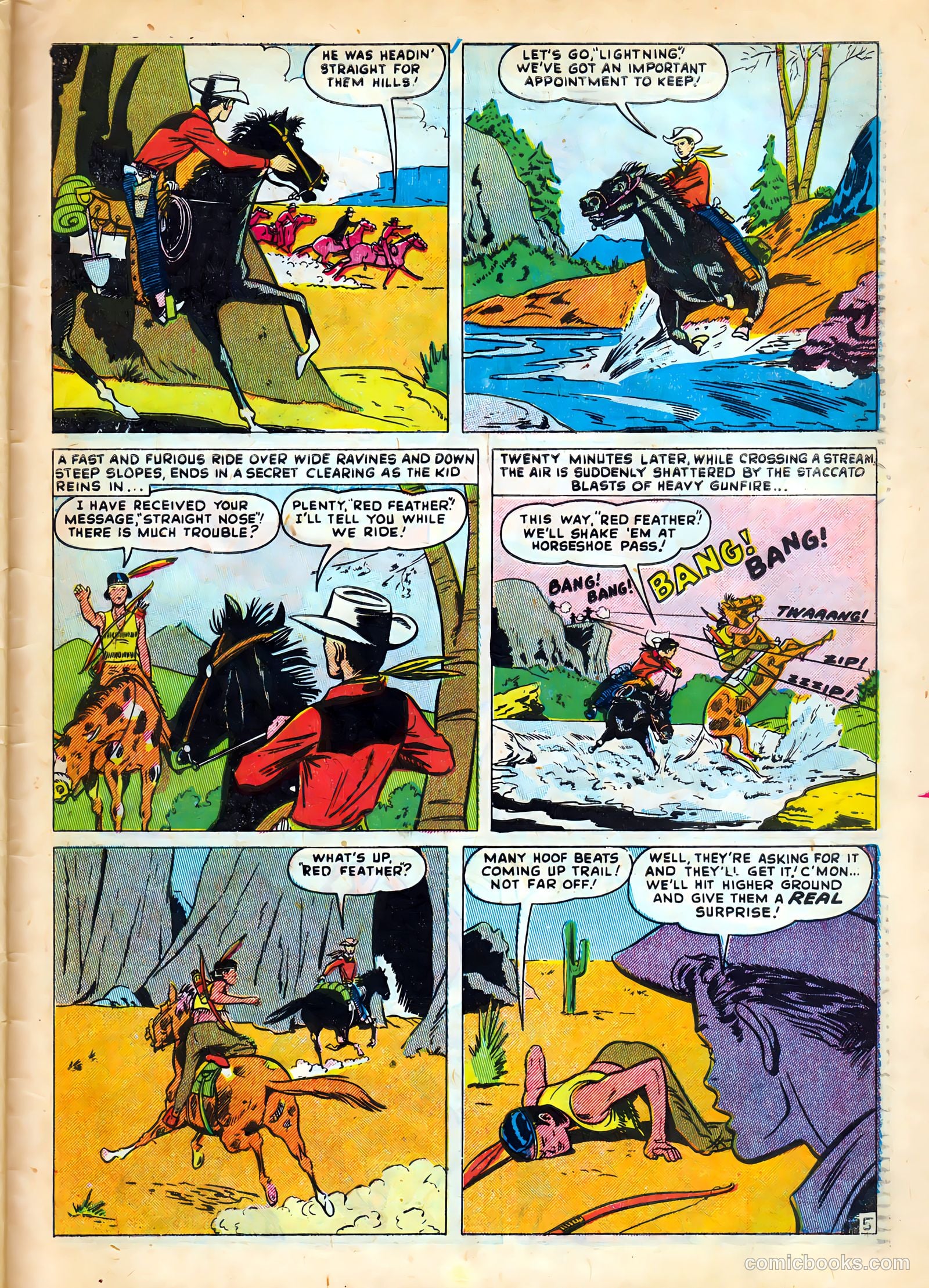 Kid Cowboy #1 (1950) — page 31 of 36