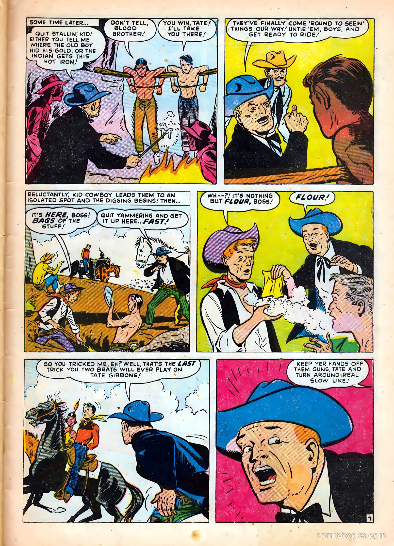 Kid Cowboy #1 (1950) — page 33 of 36
