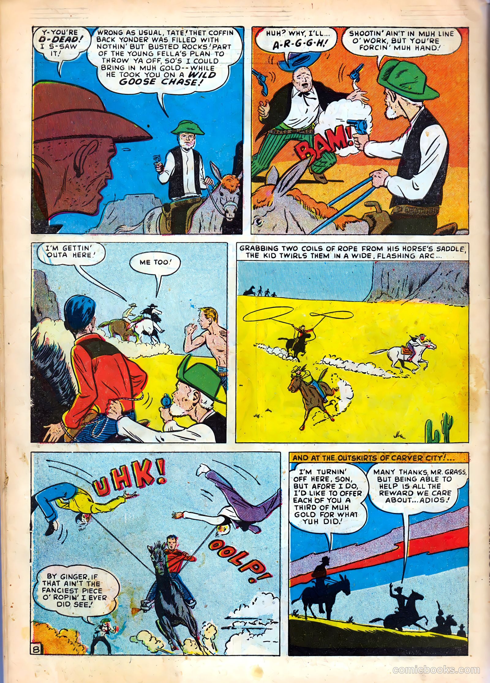 Kid Cowboy #1 (1950) — page 34 of 36