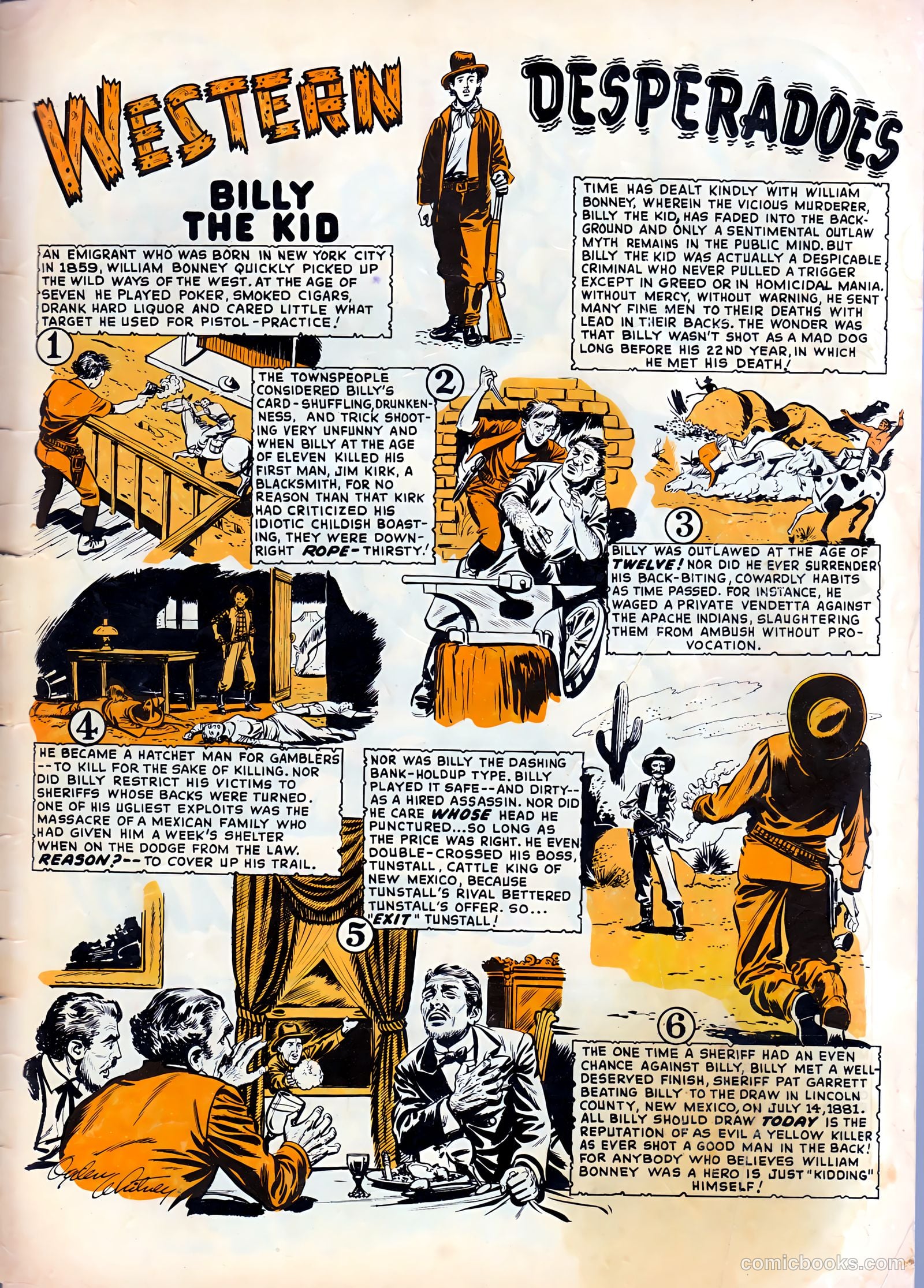 Kid Cowboy #1 (1950) — page 35 of 36