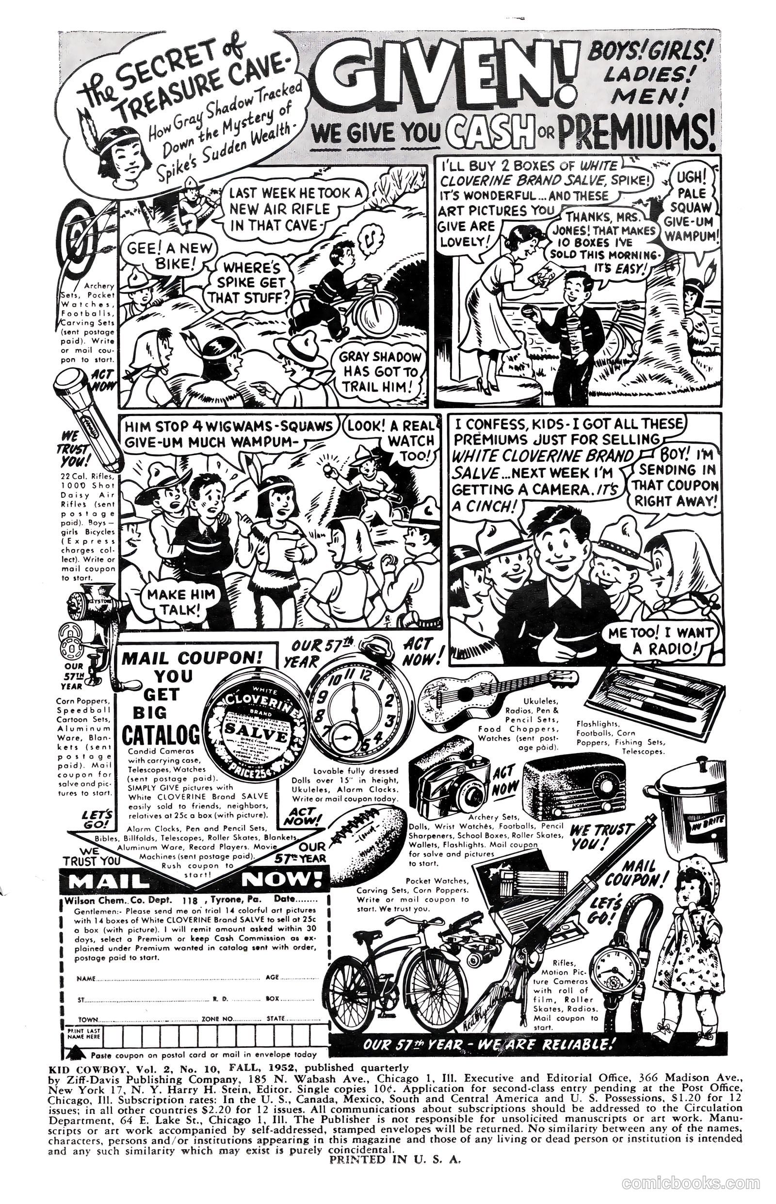 Kid Cowboy #10 (1952) — page 2 of 36