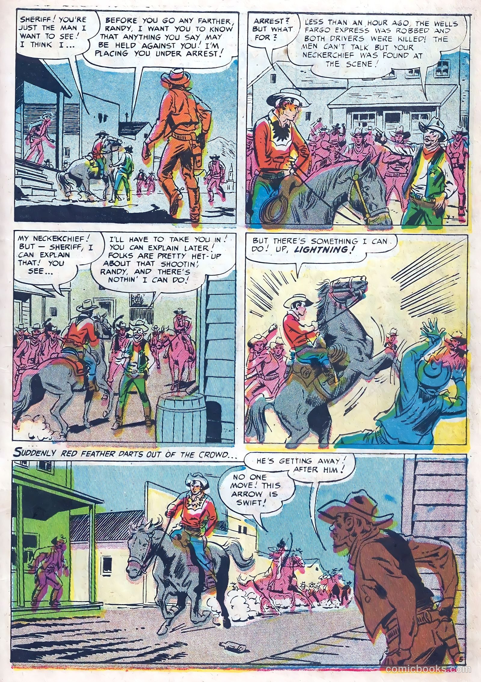Kid Cowboy #10 (1952) — page 7 of 36