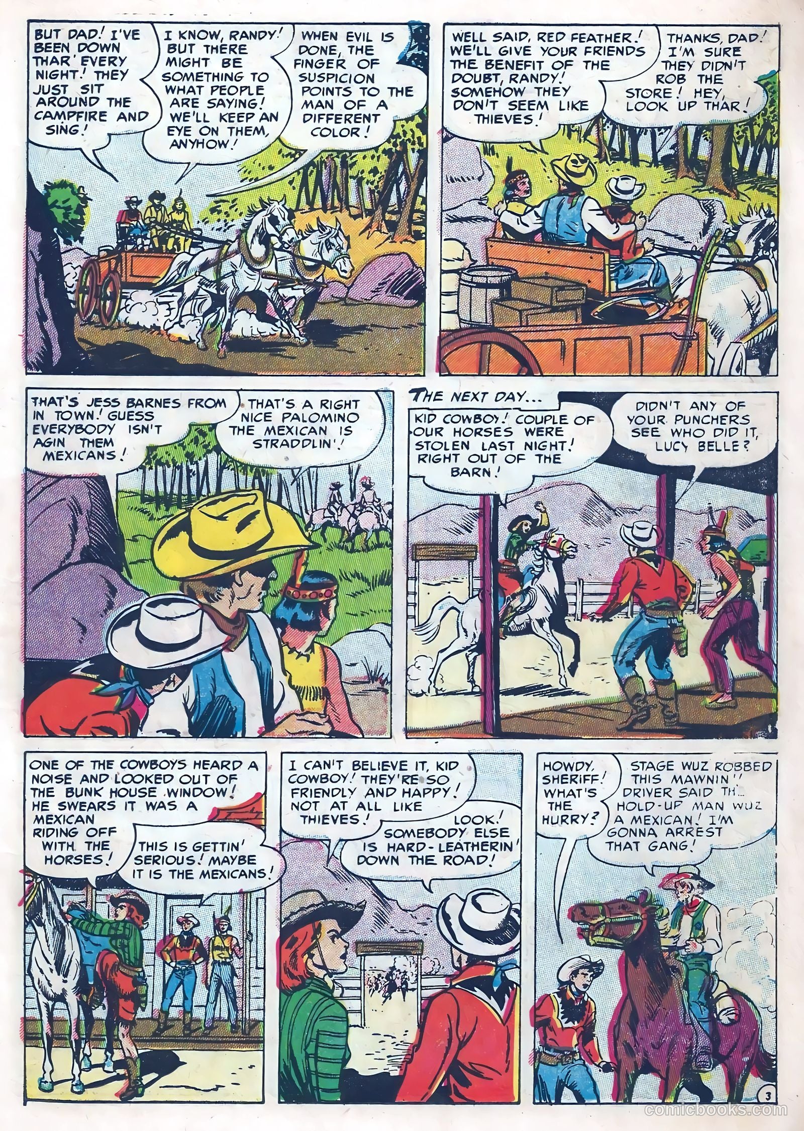 Kid Cowboy #10 (1952) — page 13 of 36