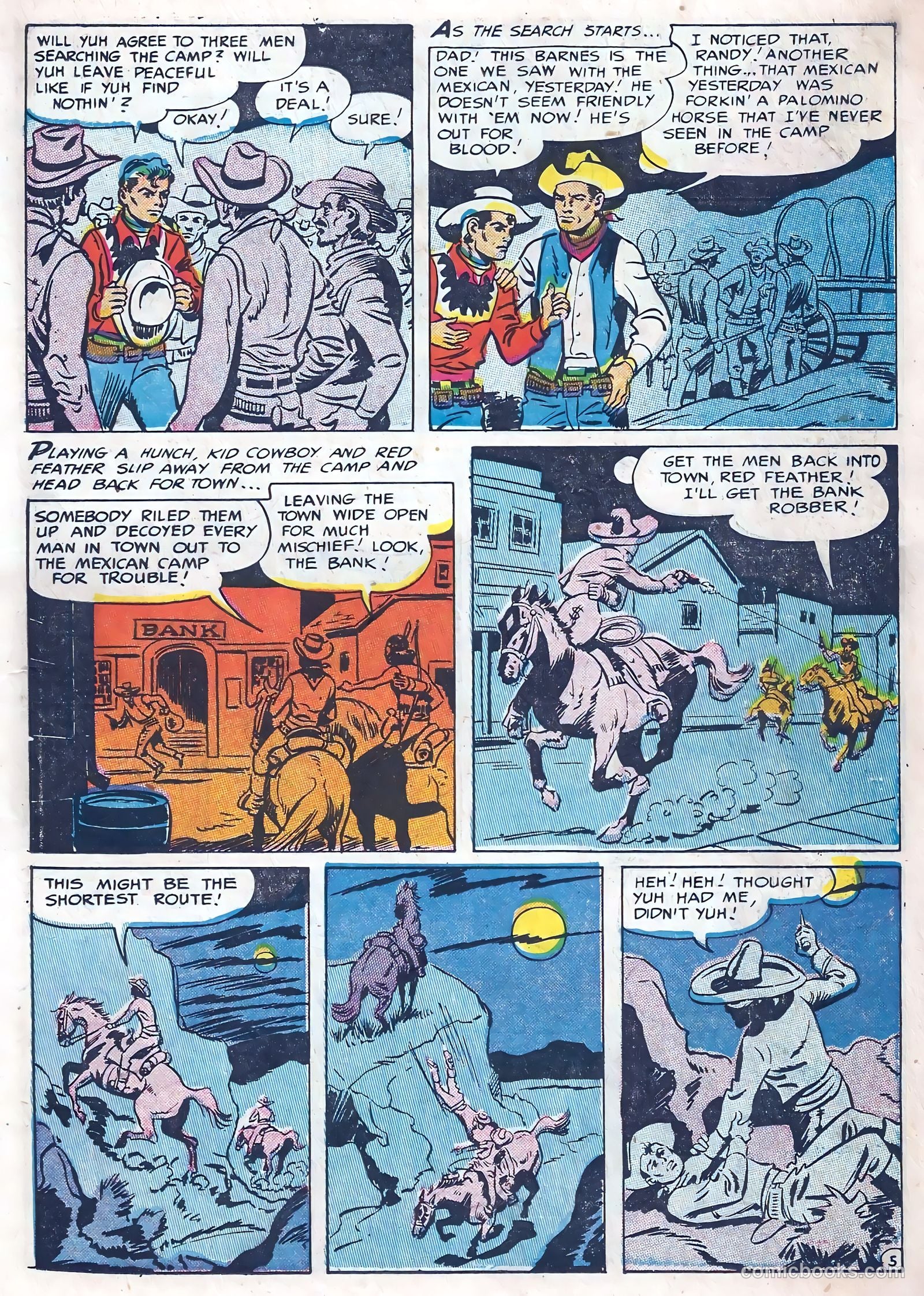 Kid Cowboy #10 (1952) — page 15 of 36