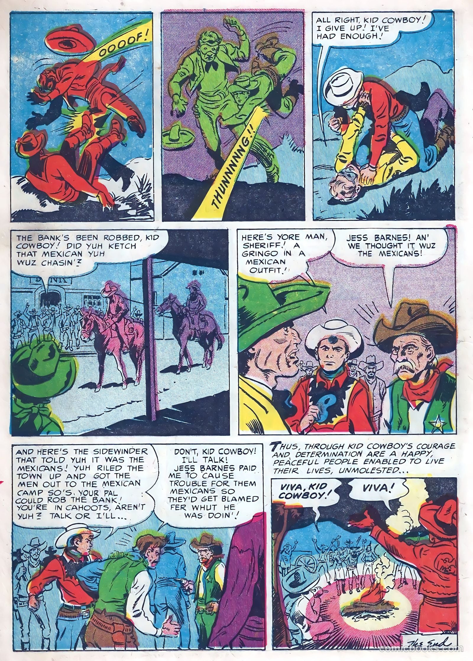Kid Cowboy #10 (1952) — page 16 of 36