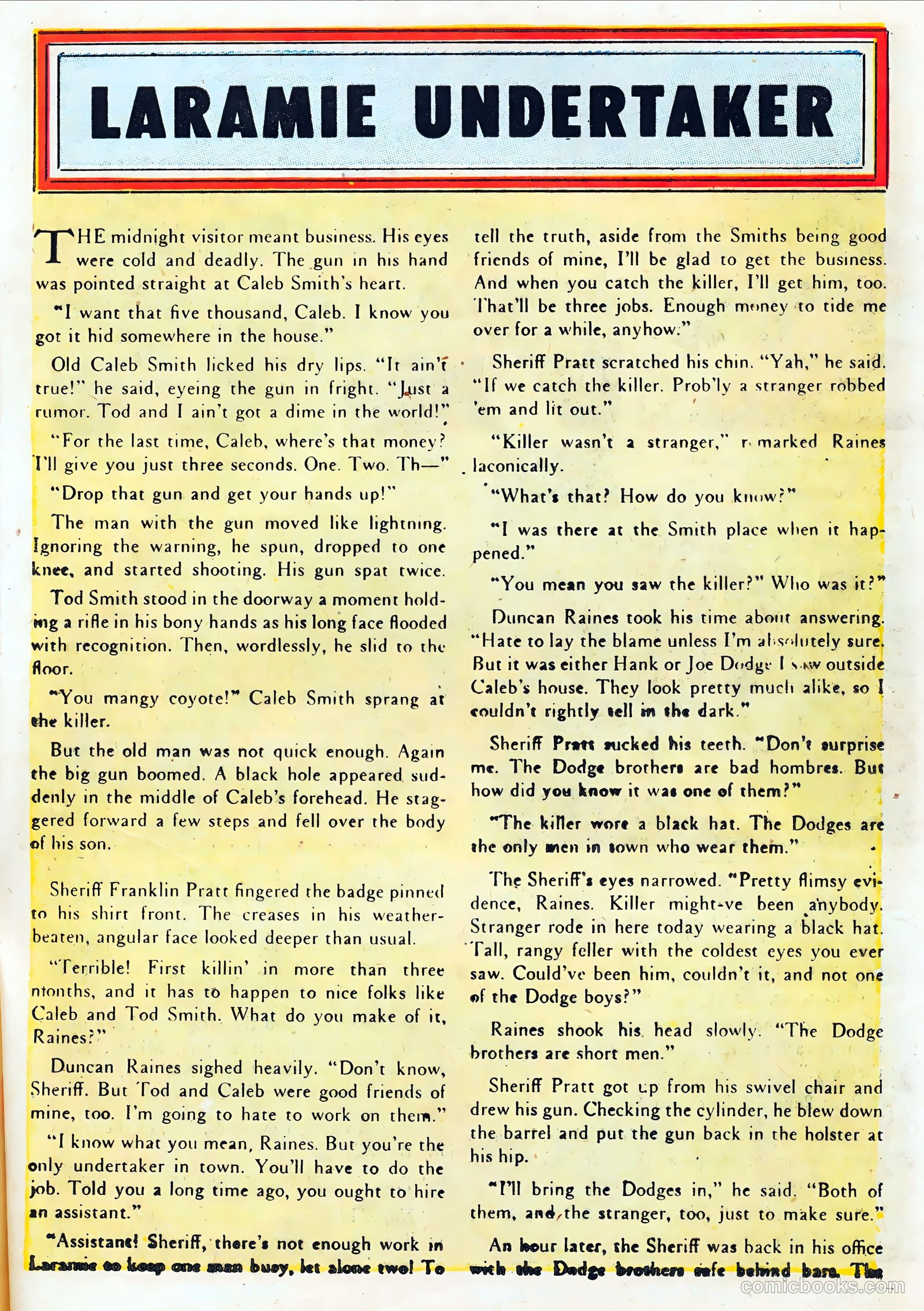 Kid Cowboy #10 (1952) — page 17 of 36