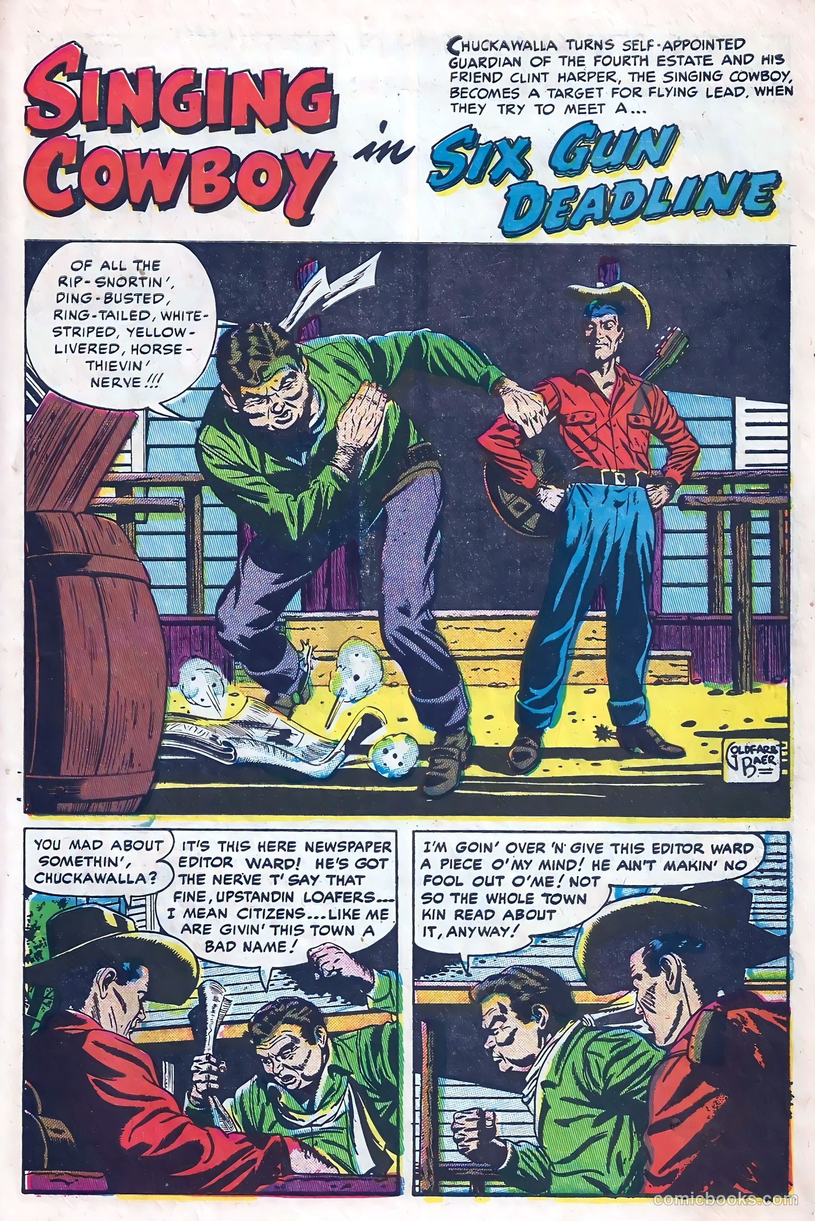 Kid Cowboy #10 (1952) — page 27 of 36