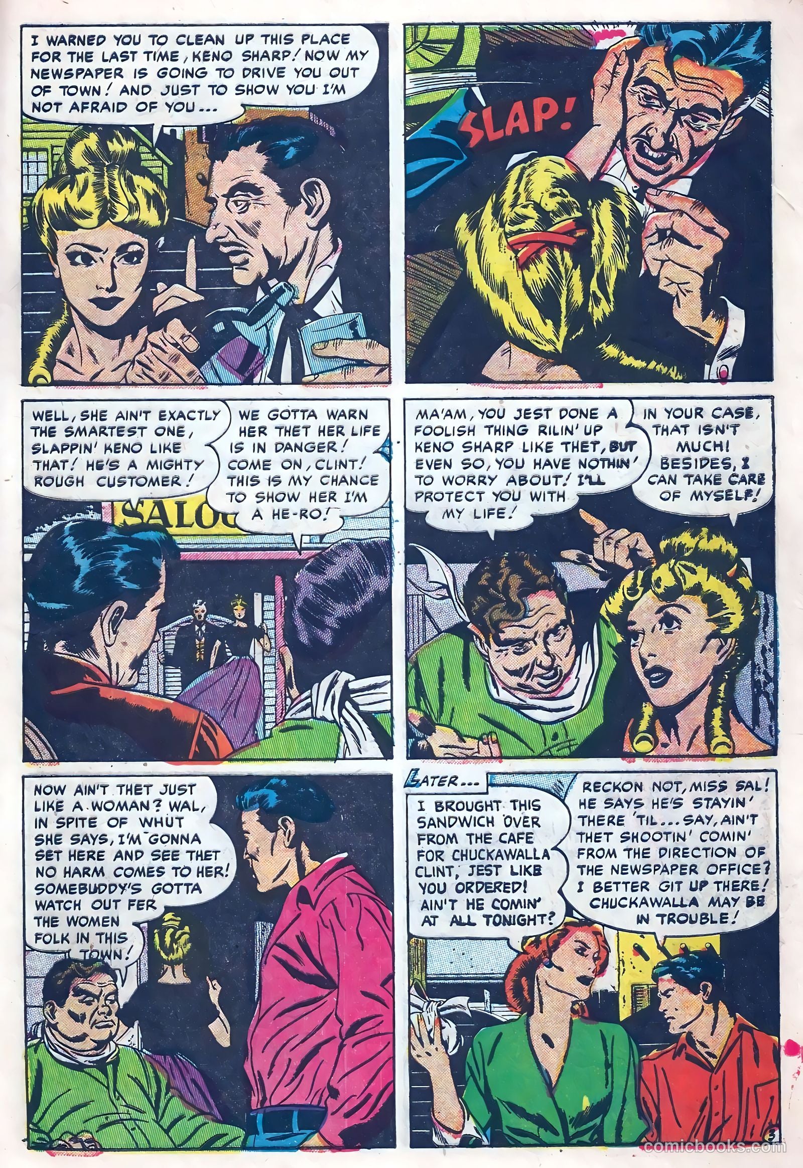 Kid Cowboy #10 (1952) — page 29 of 36