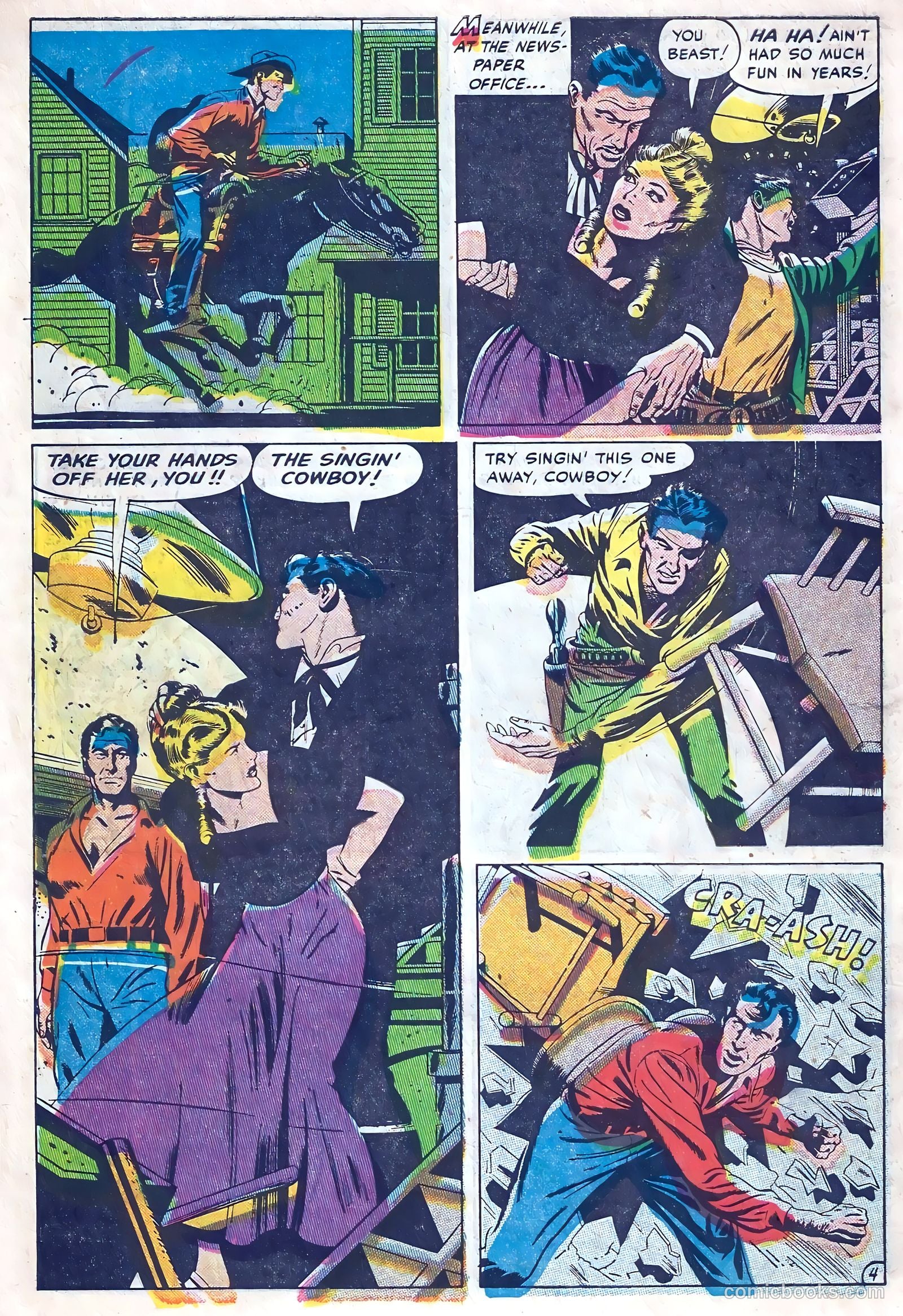 Kid Cowboy #10 (1952) — page 30 of 36