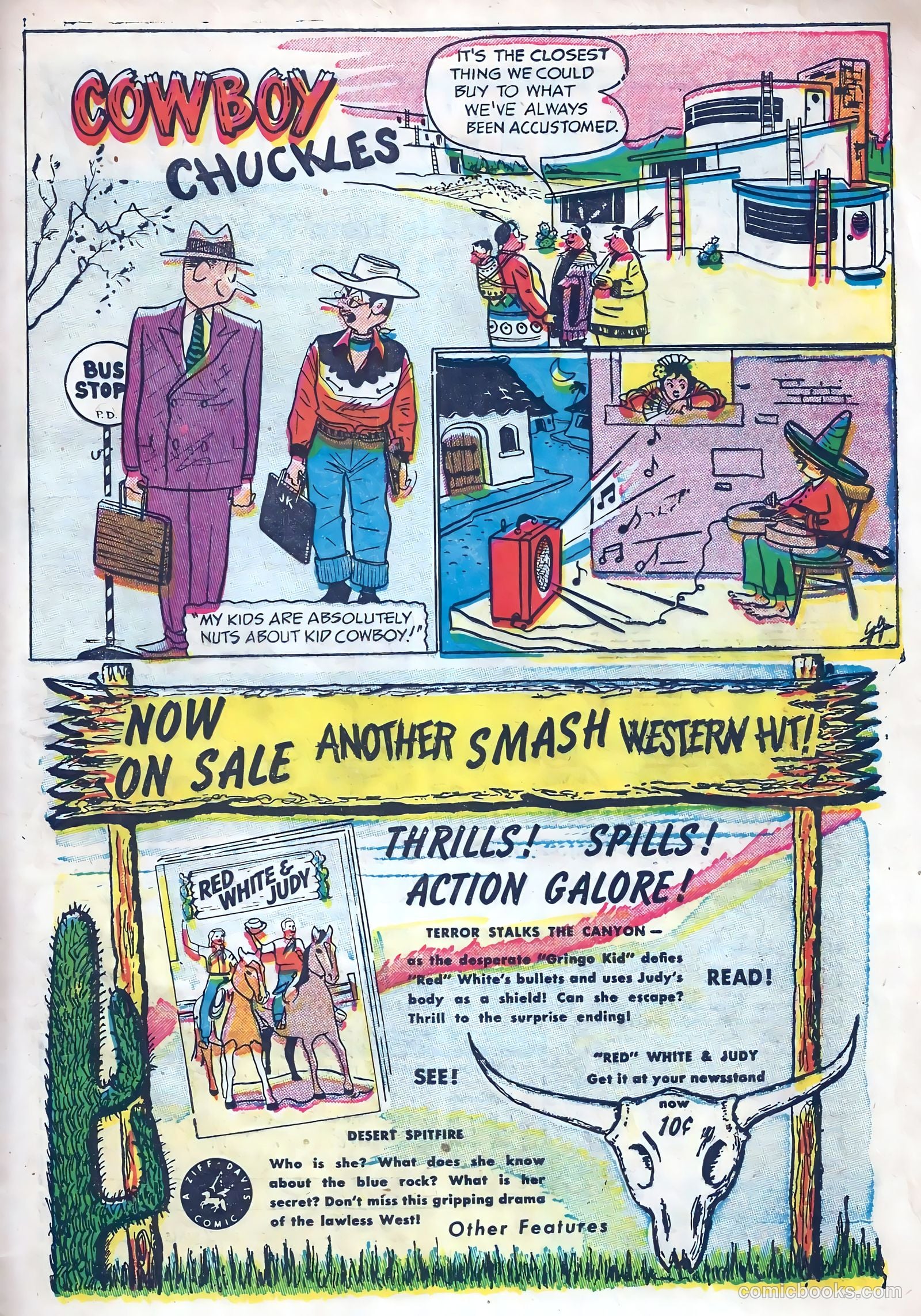 Kid Cowboy #10 (1952) — page 33 of 36