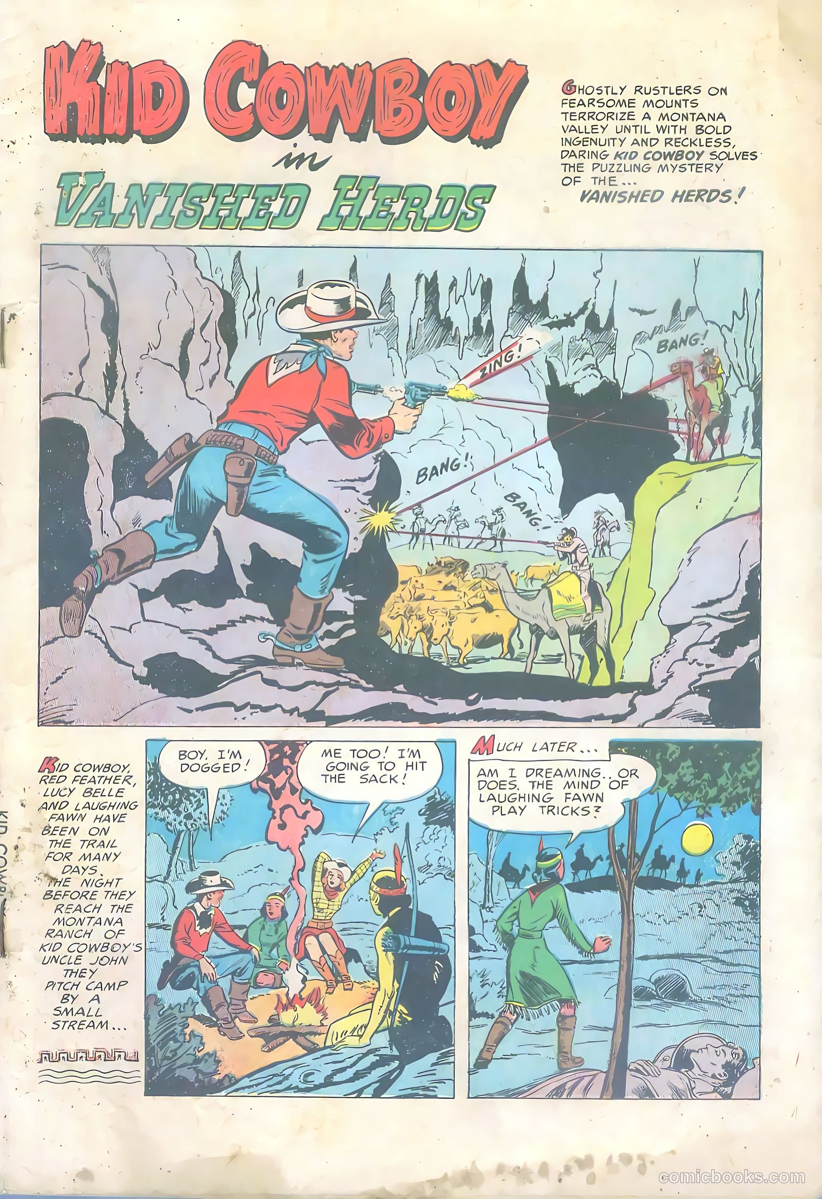 Kid Cowboy #11 (1953) — page 3 of 36