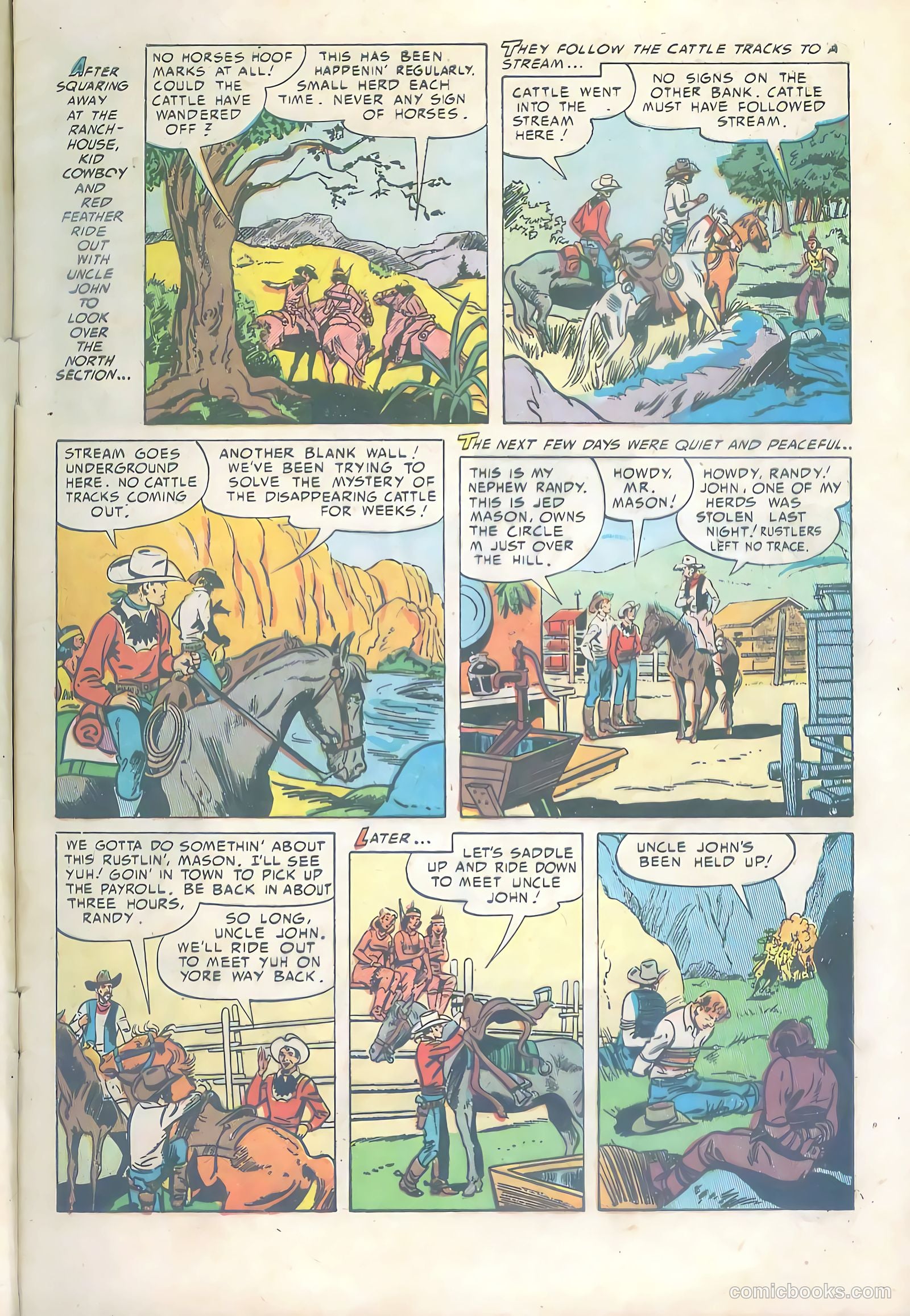 Kid Cowboy #11 (1953) — page 5 of 36
